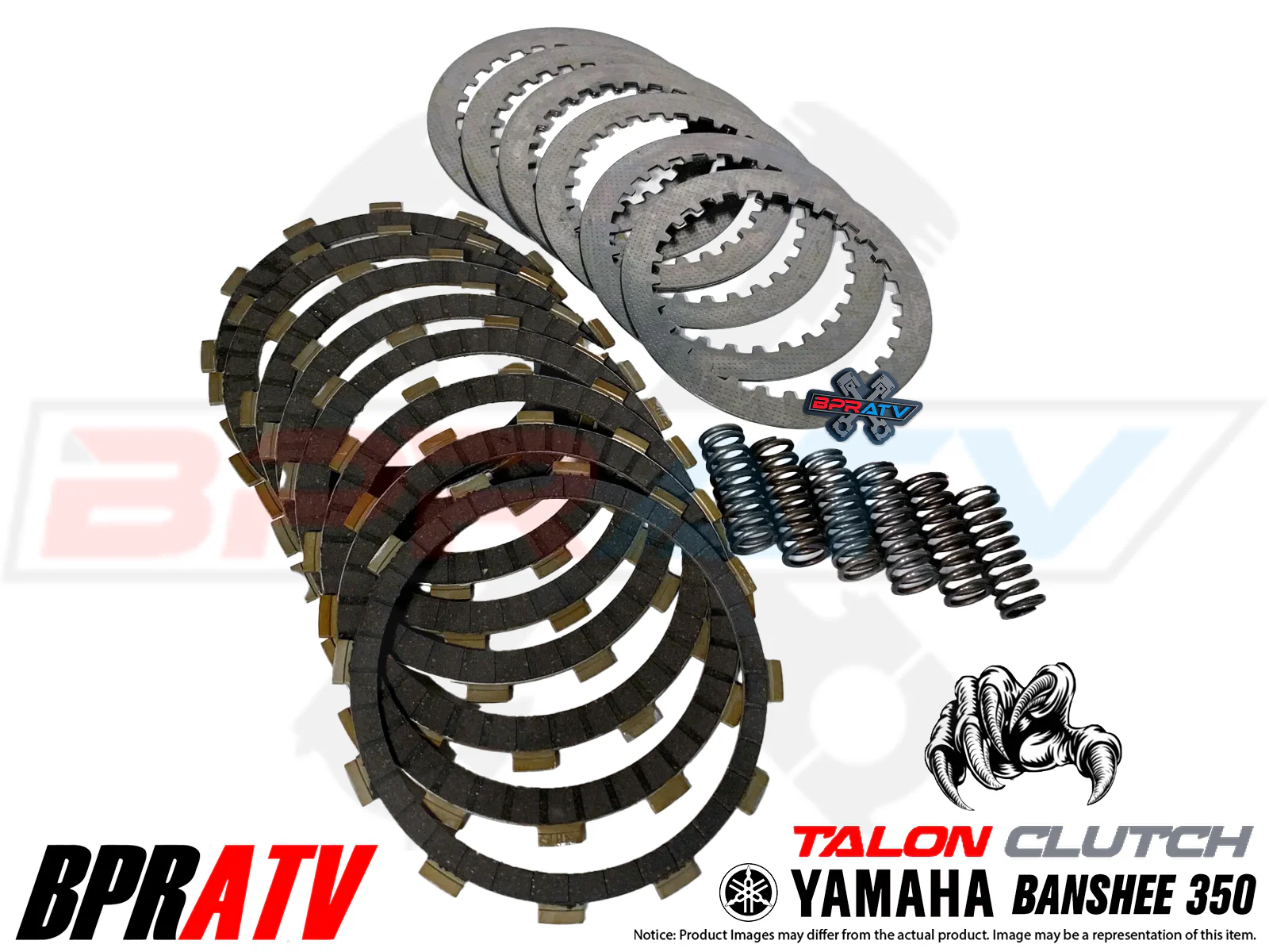 BPRATV Banshee 350 YFZ 350 Heavy Duty Steel Fibers Springs 7/8 Plate Clutch Kit - Image 18