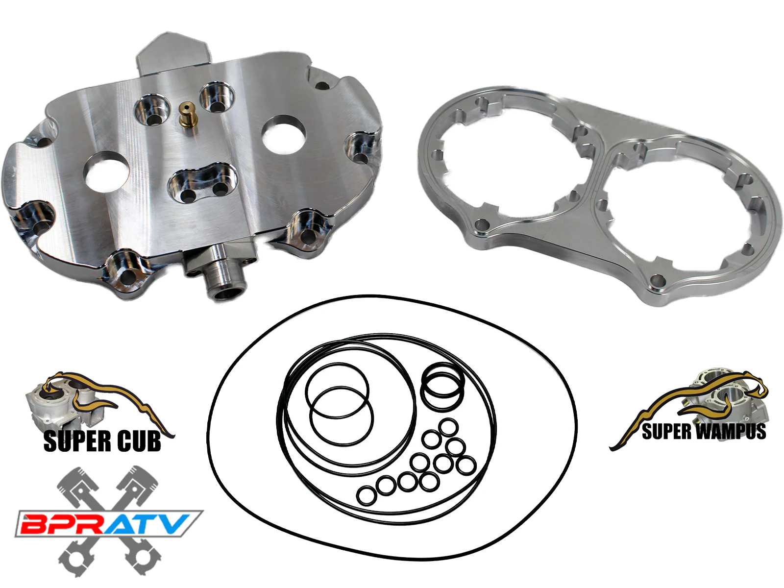 BPRATV Banshee Cheetah Super Cub Head BILLET Cylinder Head Shell Cub O-Ring Kit - Image 4