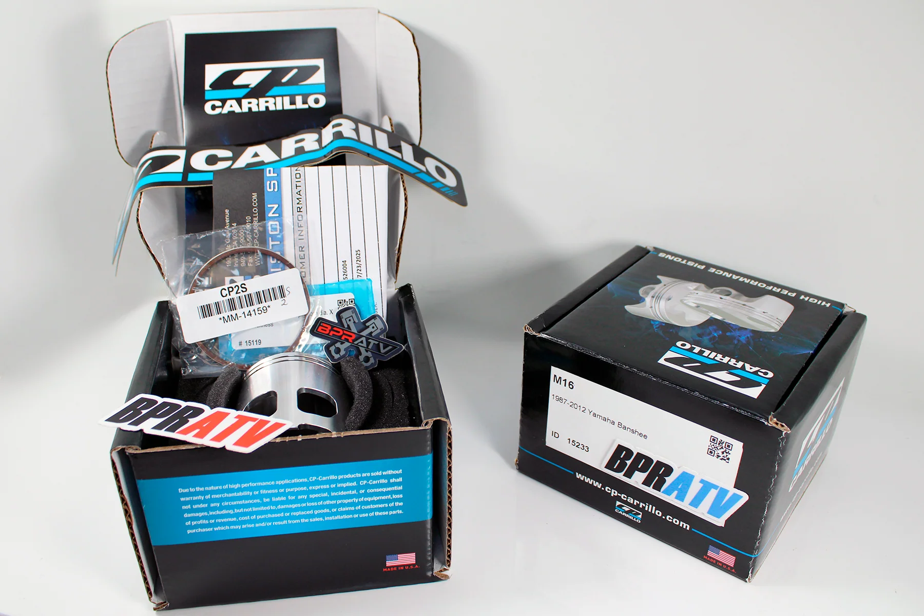 BPRATV Banshee CP-Carrillo 66mm Pistons Big Bore Cometic Gaskets Top End Rebuild - Image 18