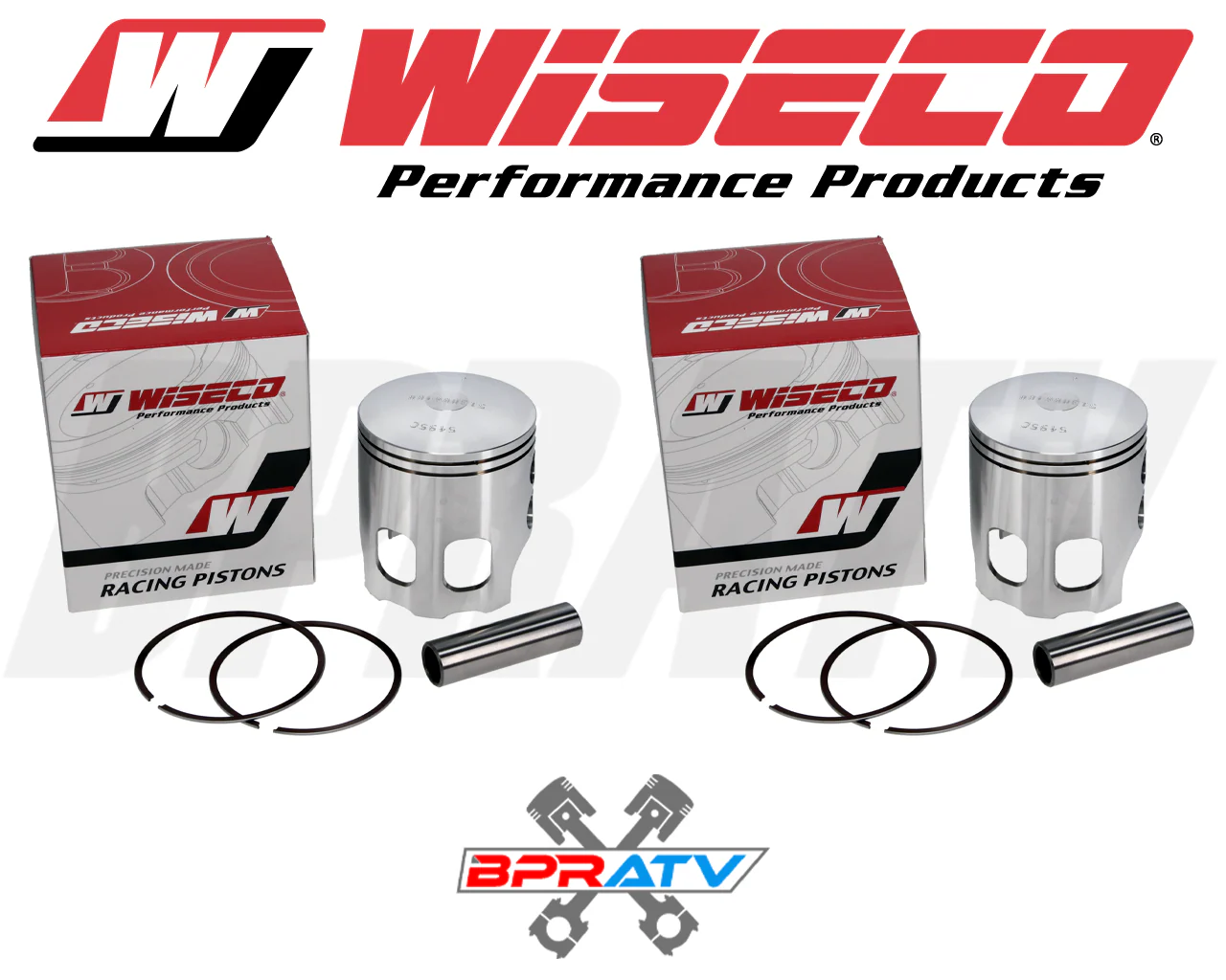 BPRATV Banshee Wiseco 66mm Big Bore 409cc Sneaker Stroker Crank Pistons Pro Head - Image 13