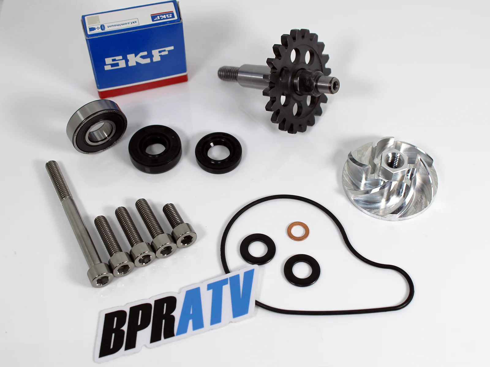 BPRATV CNC Water Pump Impeller Shaft Gear Kit for Yamaha YZ250F WR250F 2001-2013 - Image 5