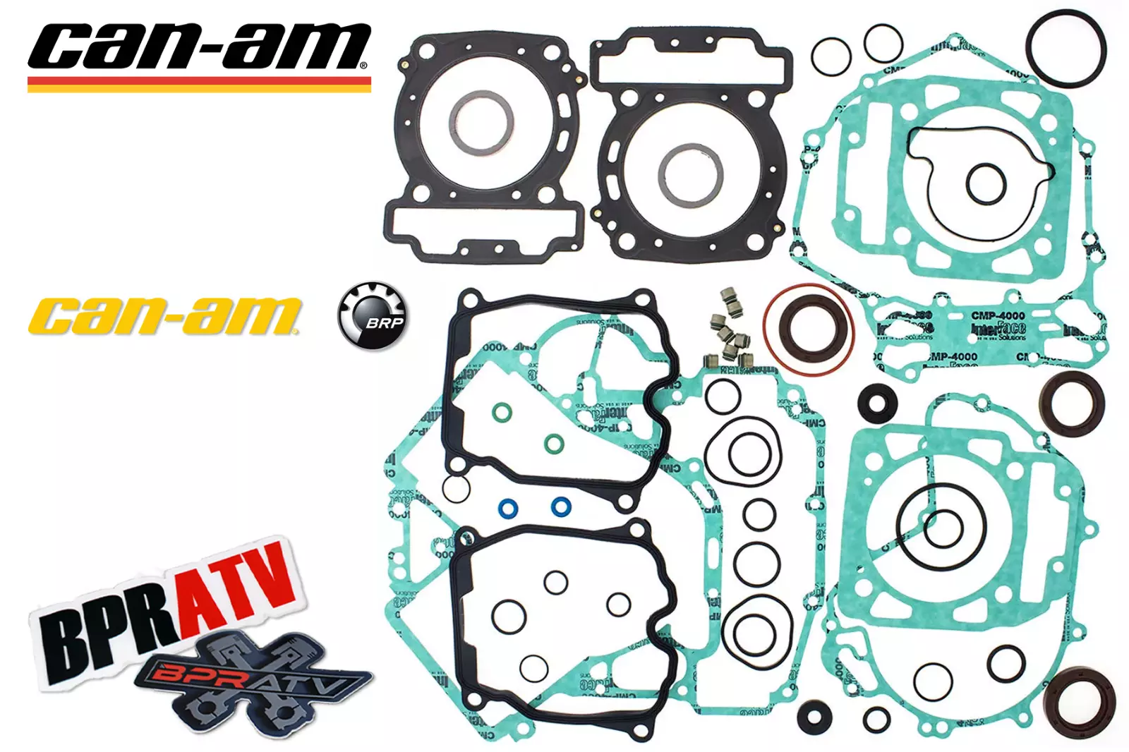 Commander 800 1000 Gasket Kit Complete Top Bottom End Gasket Seals Set H2O Pump! - Image 2