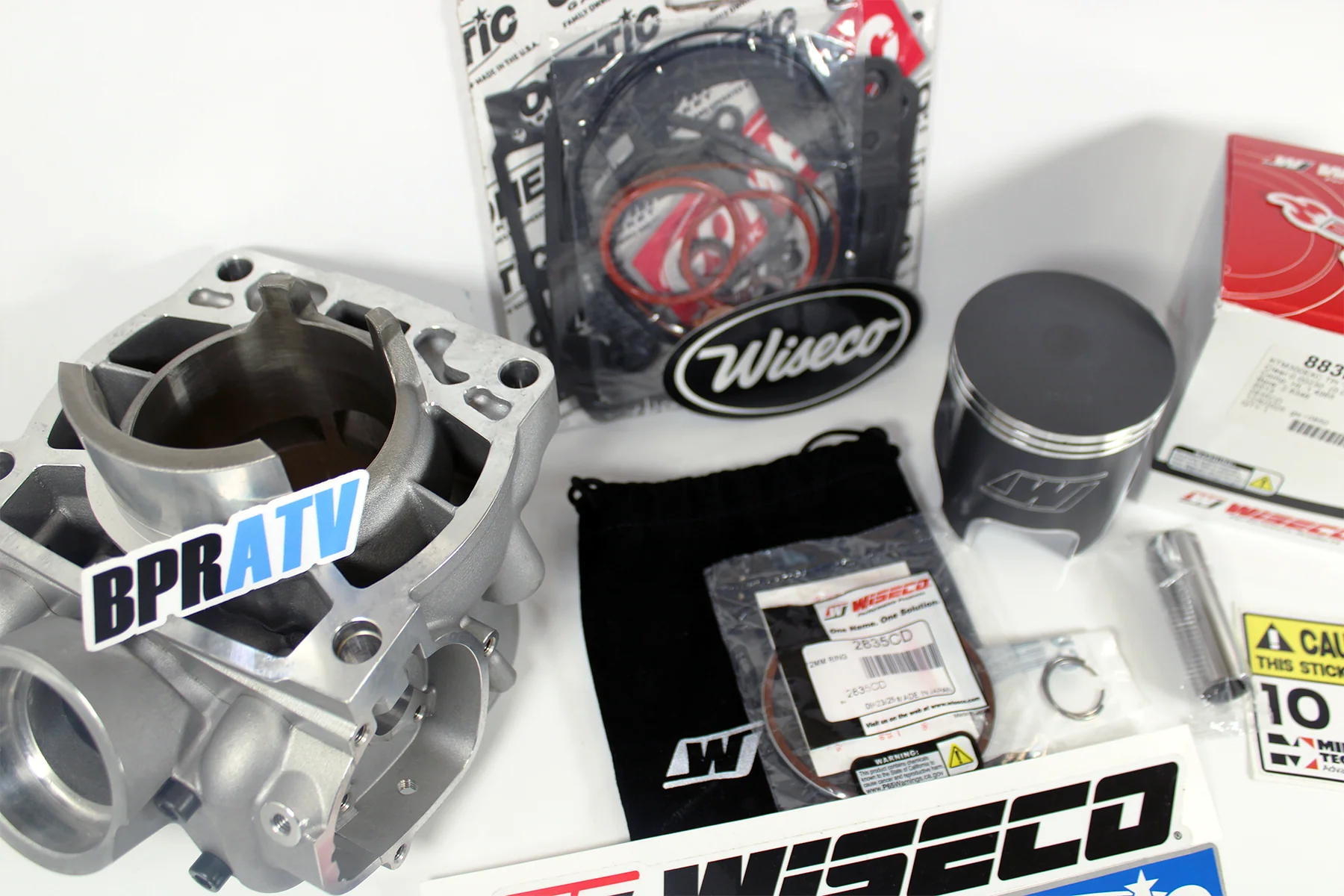 KTM 300 SXF XCF Husqvarna FC FX GasGas MC Top End Rebuild Kit 72mm Wiseco Piston - Image 19