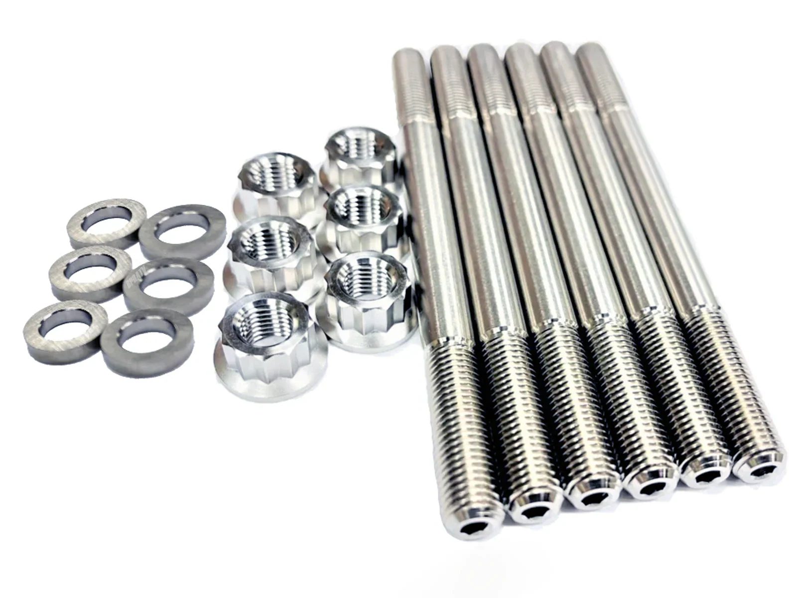 Polaris Ranger 700 800 X2 TITANIUM Cylinder Head Studs VERTEX Top End Gasket Kit - Image 11