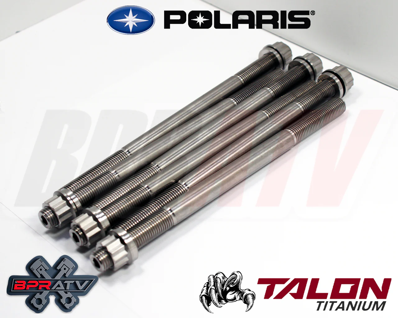 Polaris Ranger 700 800 X2 TITANIUM Cylinder Head Studs VERTEX Top End Gasket Kit - Image 19