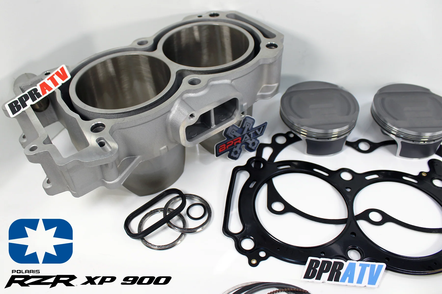 BPRATV Polaris RZR 900 XP XP 4 93mm Cylinder Pistons Top End Rebuild Kit '11-14 - Image 10
