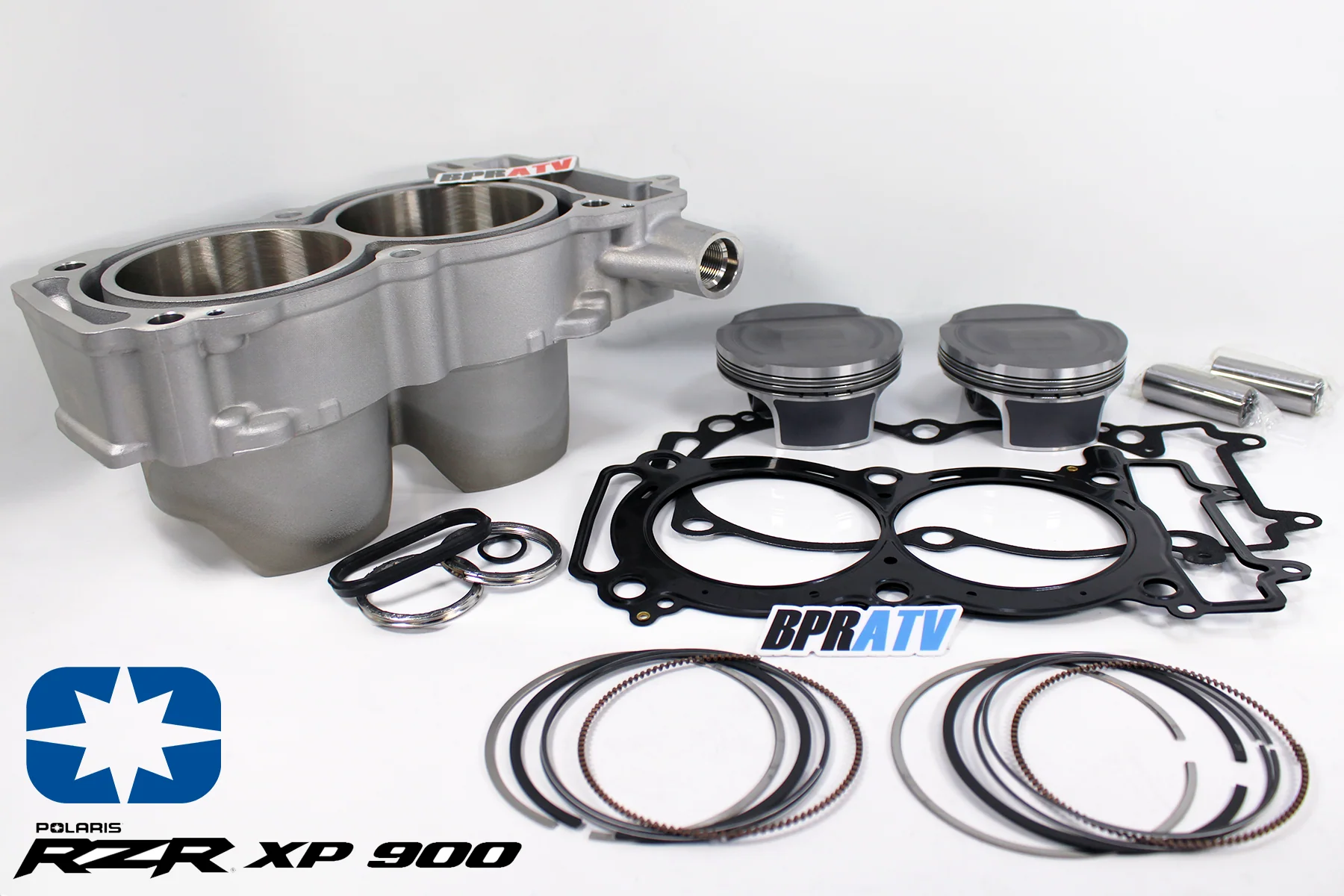 BPRATV Polaris RZR 900 XP XP 4 93mm Cylinder Pistons Top End Rebuild Kit '11-14 - Image 4