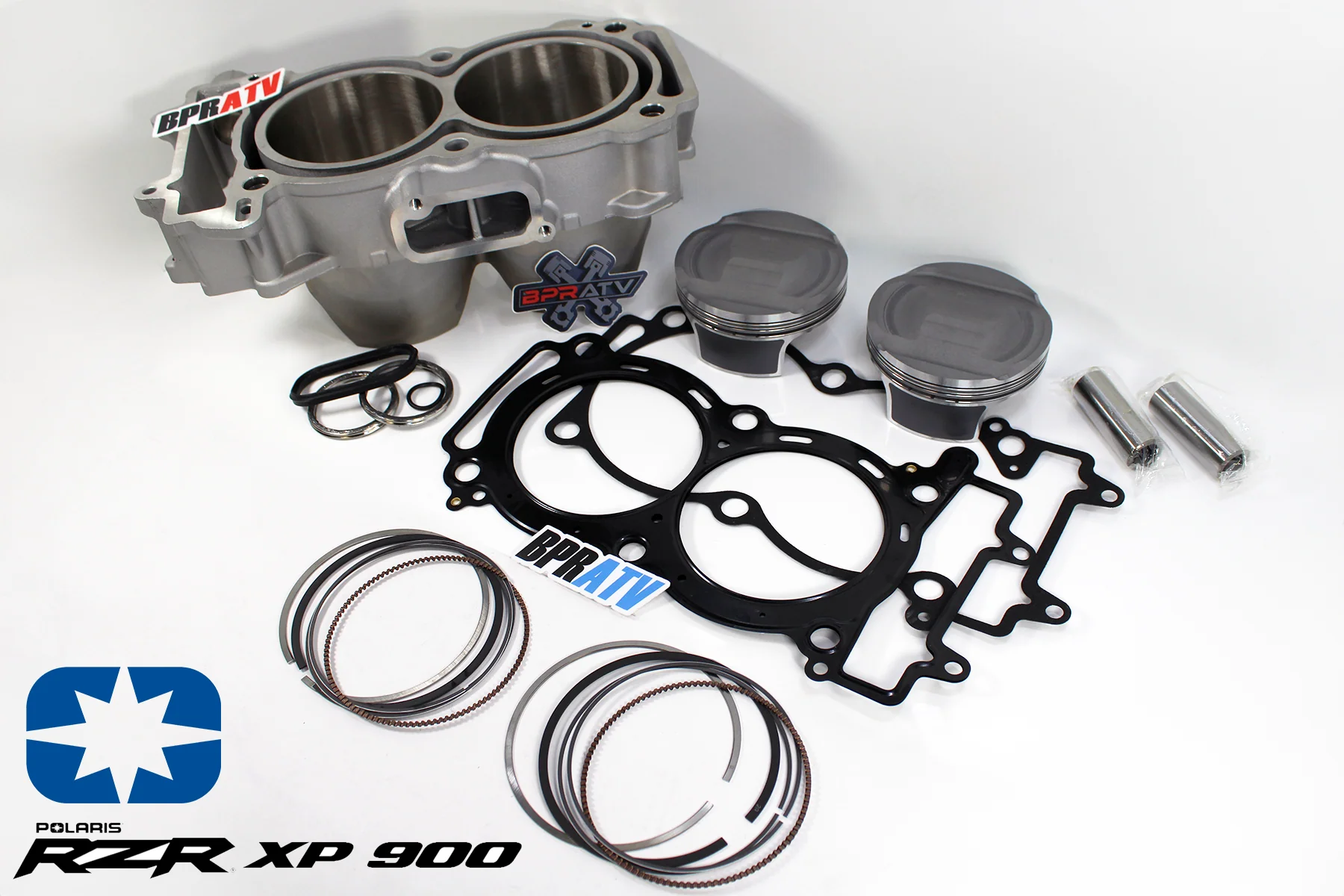 BPRATV Polaris RZR 900 XP XP 4 93mm Cylinder Pistons Top End Rebuild Kit '11-14 - Image 7
