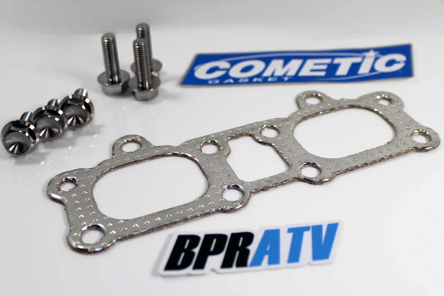BPRATV Premium Titanium Exhaust Manifold Bolts Cometic Gasket Polaris RZR XP1000 - Image 17