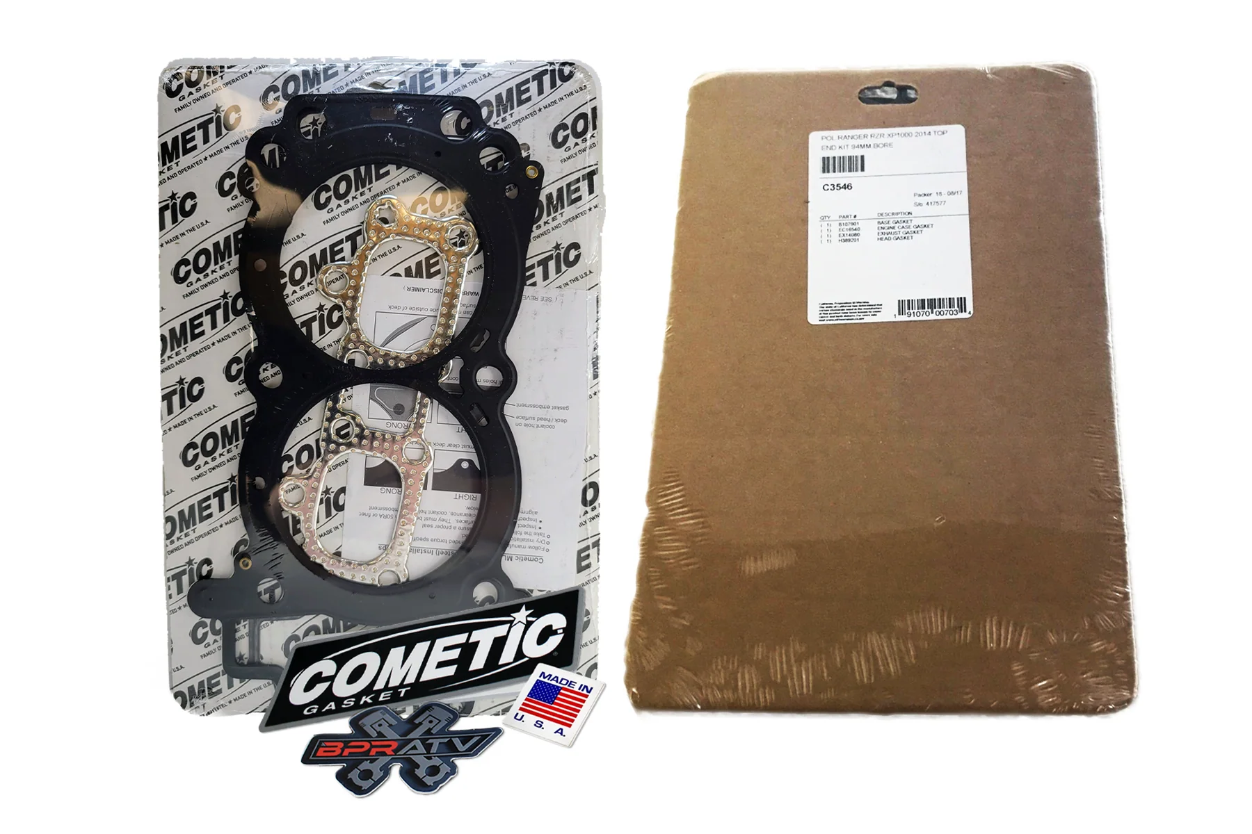 RZR XP1000 93mm Performance Engine Kit CP Pistons Cylinder Rods & Gaskets BPRATV - Image 7