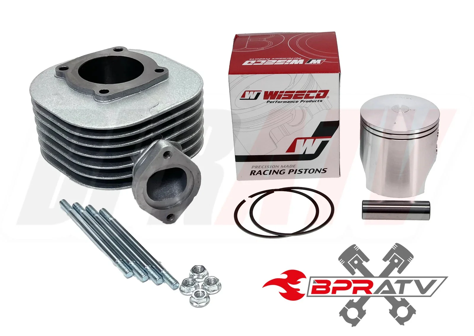 BPRATV Suzuki LT80 Kawasaki KFX80 52mm Big Bore Wiseco Forged Piston Top End Kit - Image 3
