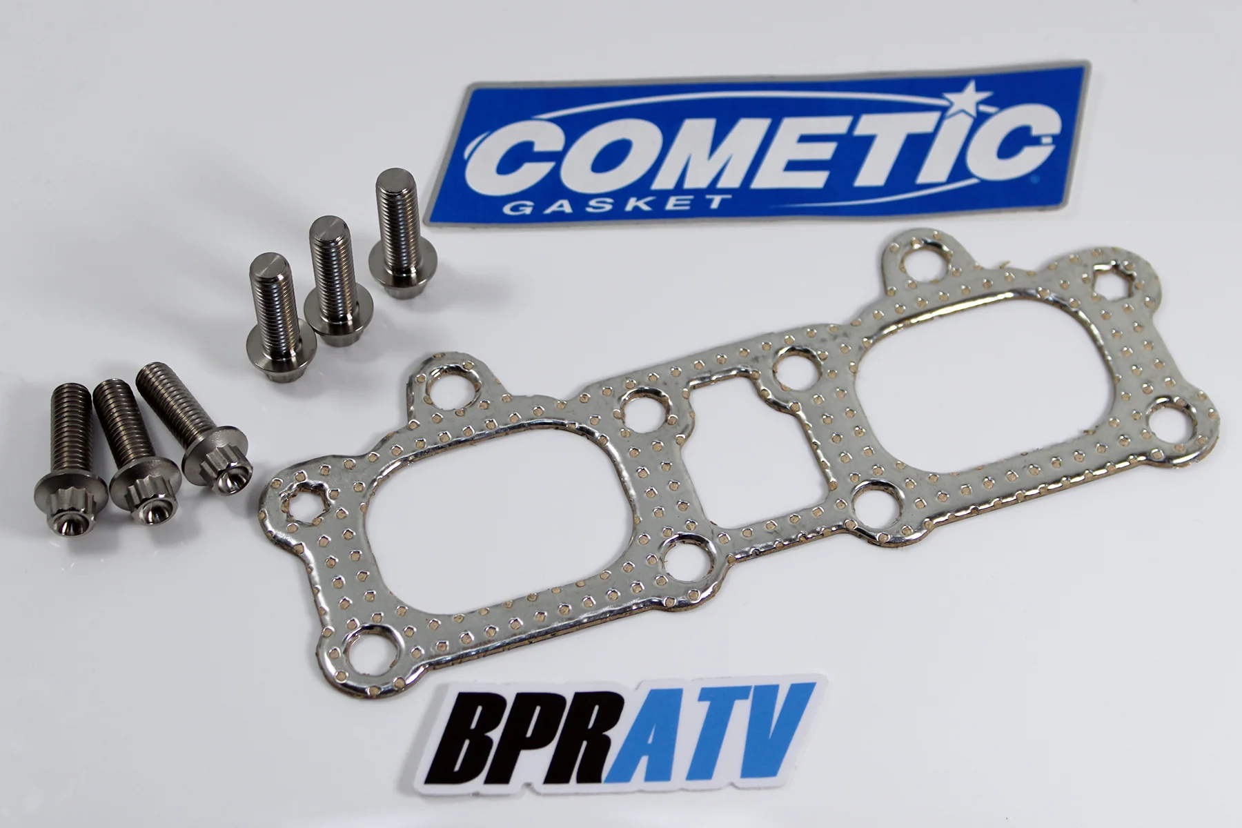 BPRATV Titanium Exhaust Manifold Bolts & Cometic Gaskets Polaris RZR RS1 XP 1000 - Image 19
