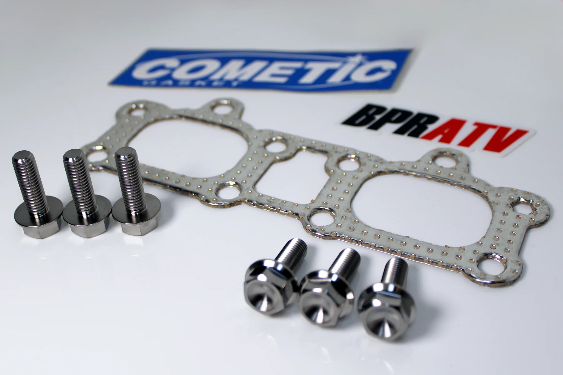 BPRATV Titanium Exhaust Manifold Bolts & Cometic Gaskets Polaris RZR XP4 XP 1000 - Image 9