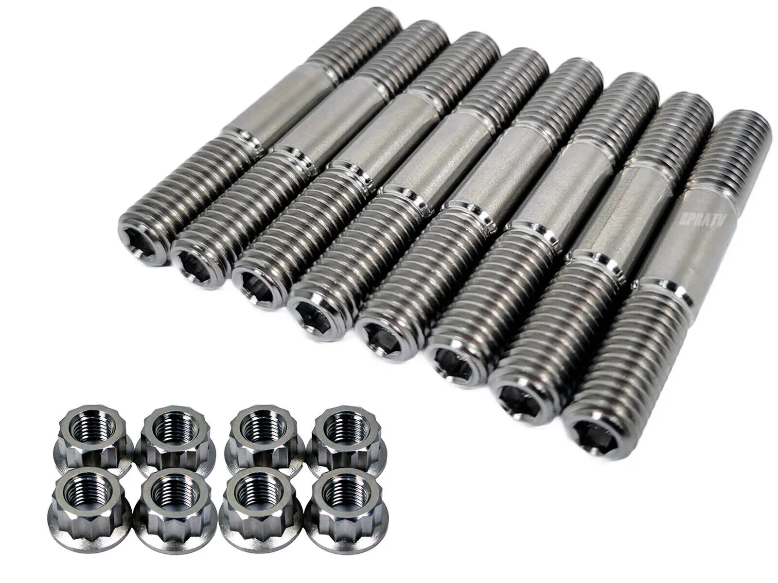BPRATV TITANIUM Exhaust Studs Manifold Gasket Repair Kit Yamaha YZFR6 YZF R6 06+ - Image 7