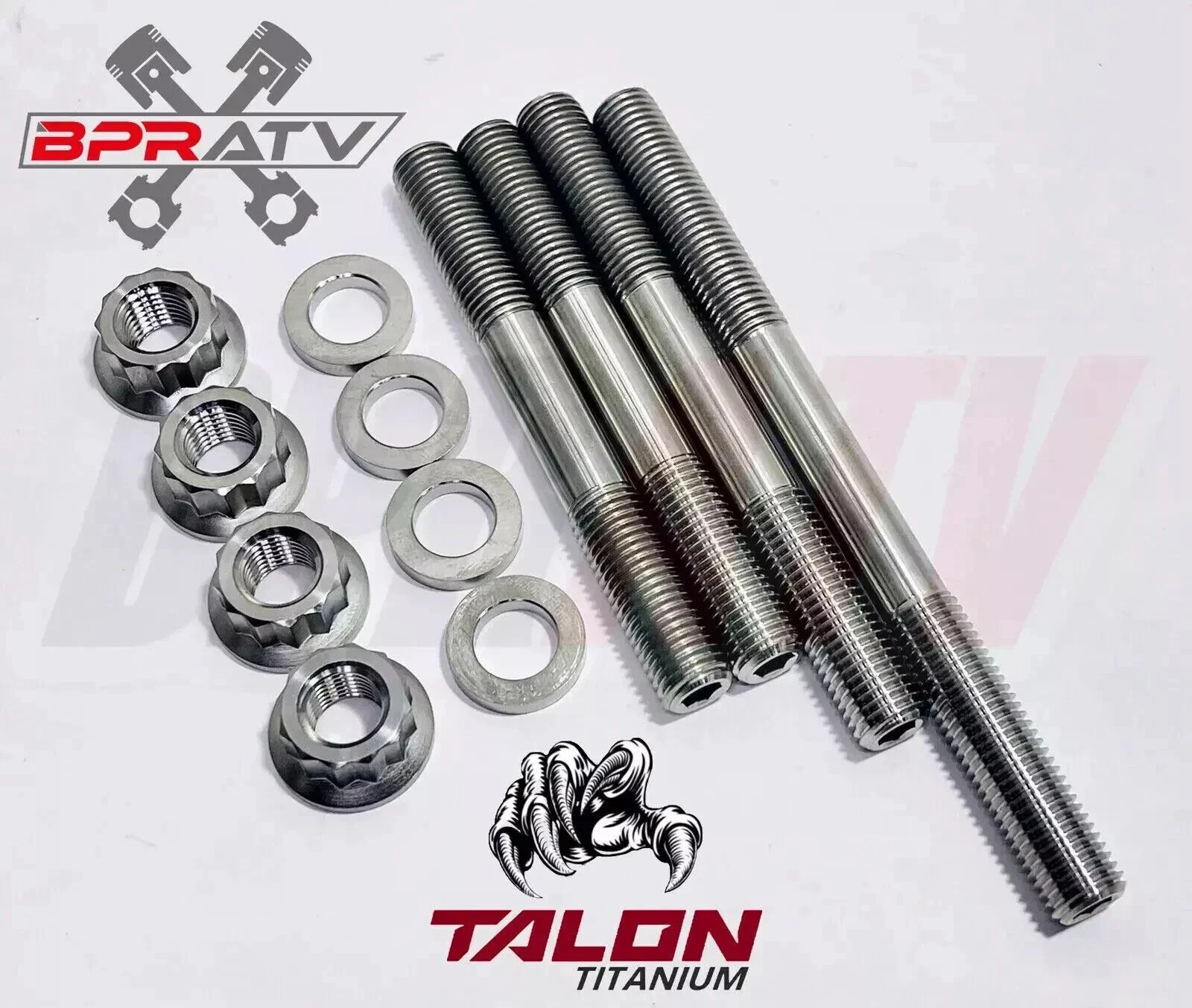 BPRATV Titanium Head & Cylinder Stud Kit Yamaha Raptor 700 Rhino Grizzly Kodiak - Image 12