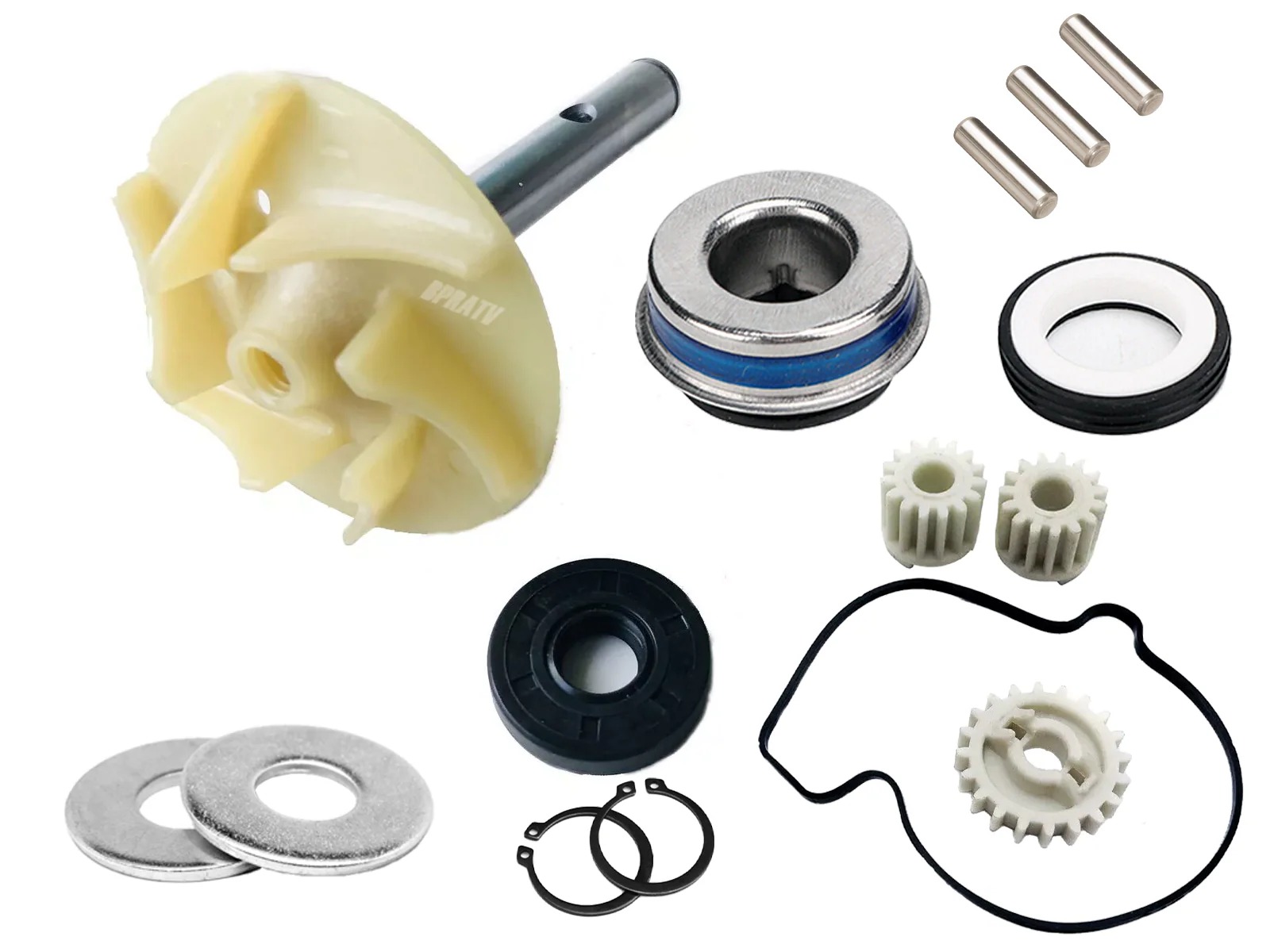 BPRATV Water Pump Impeller Gear Shaft Complete Rebuild Kit Can Am 800 850 1000's - Image 4