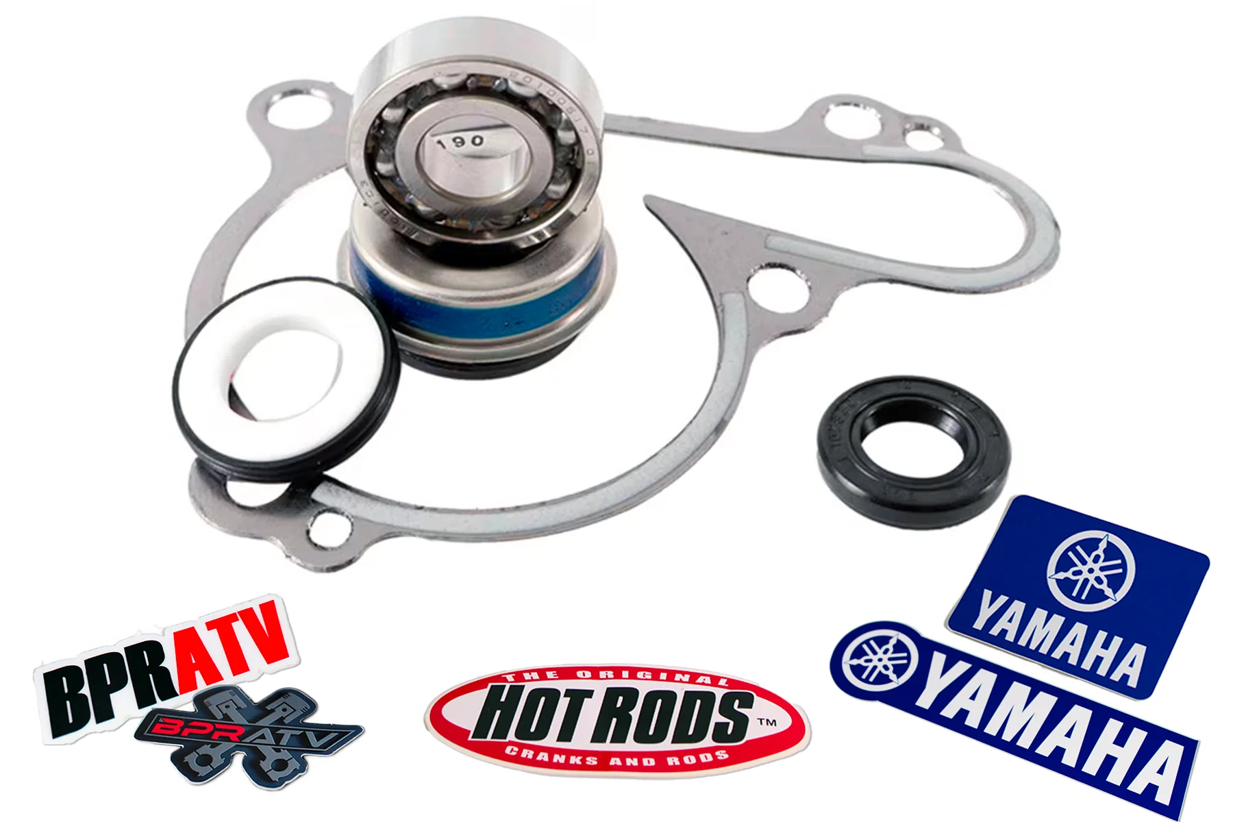 BPRATV Water Pump Rebuild Kit CNC Billet Impeller YFZ450R YFZ 450R/X Seal Gasket - Image 9
