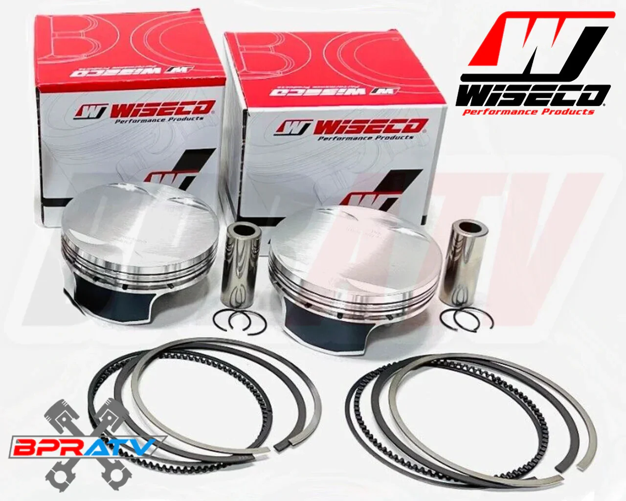 BPRATV Wiseco 91mm 11.5 Forged Pistons Set Can-Am Commander 1000 Maverick 1000cc - Image 2