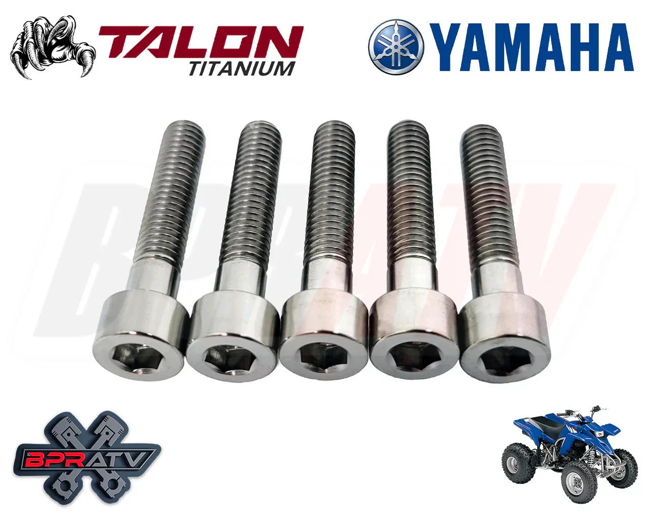 Yamaha Banshee 350 Side Cover Bolts Titanium Left & Right Engine Cover Bolt Kit! - Image 18