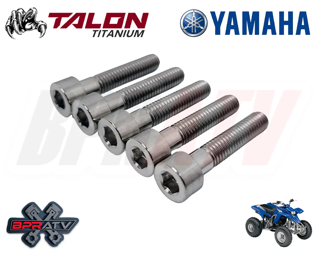 Yamaha Banshee 350 Side Cover Bolts Titanium Left & Right Engine Cover Bolt Kit! - Image 19