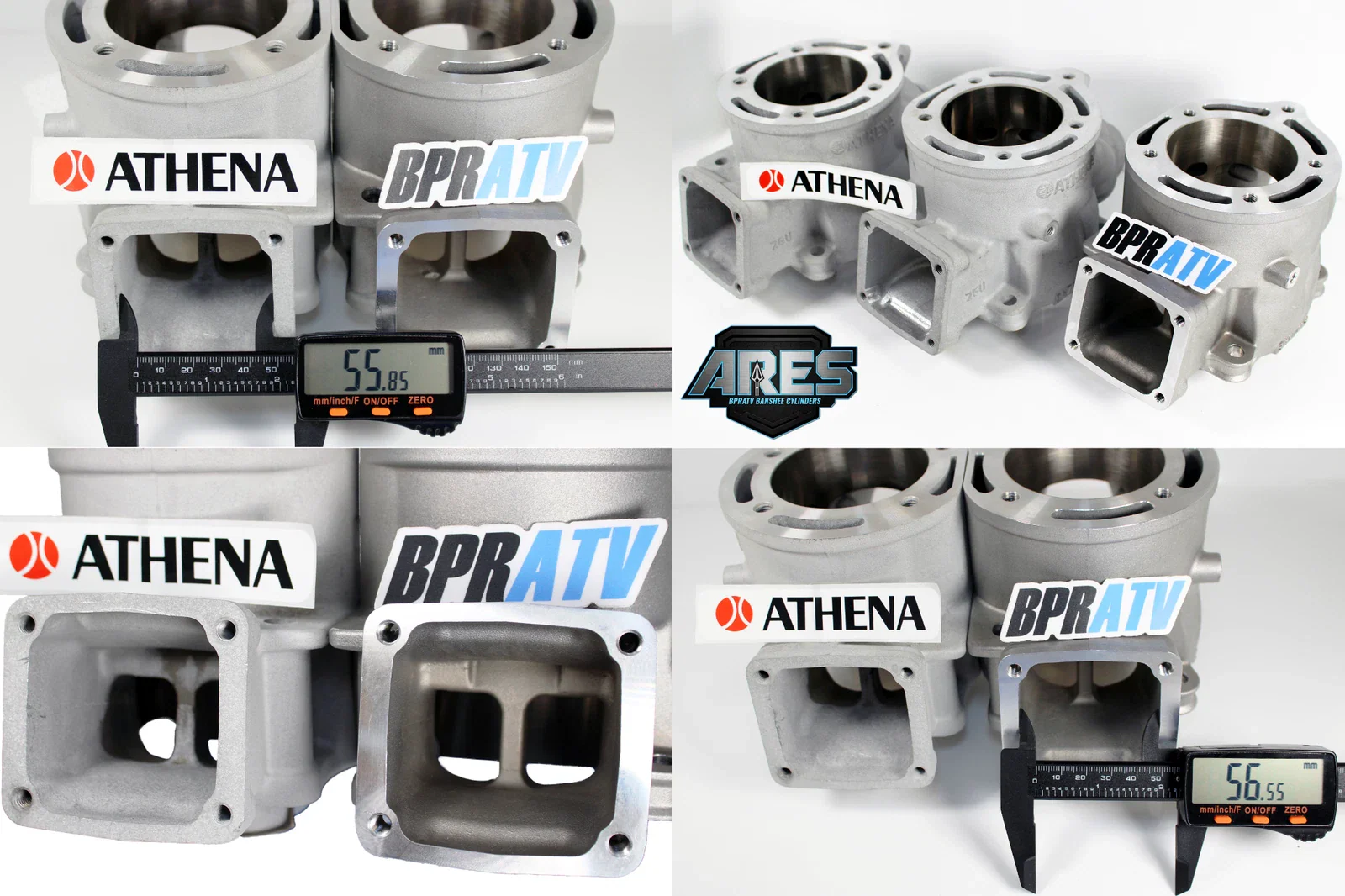 Banshee 400cc ARES 68mm Dune Ported Athena Style Big Bore Kit BPRATV Wiseco Kit - Image 17