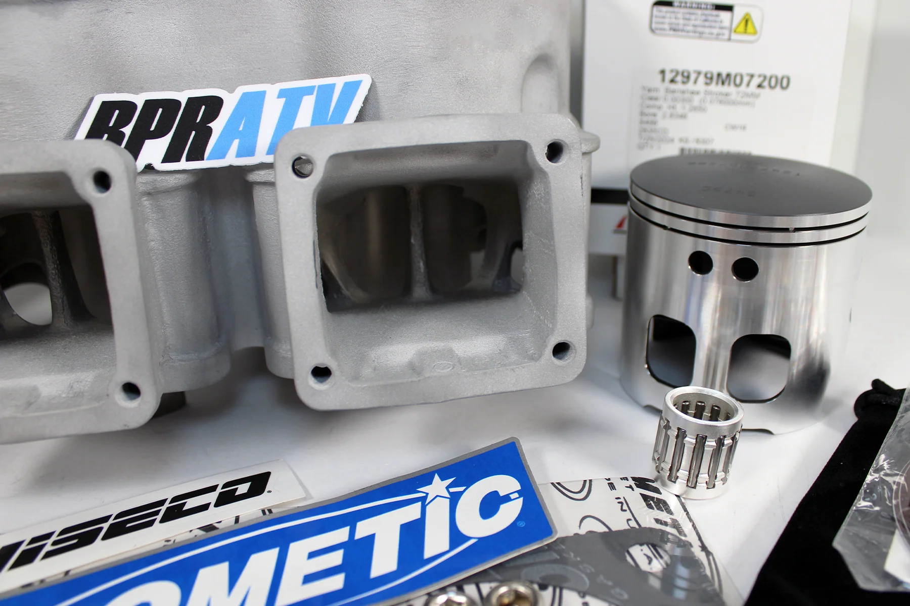 BPRATV Yamaha Banshee 521 Super Cub Cylinder 72mm 10mm Wiseco Top End RACING Kit - Image 5