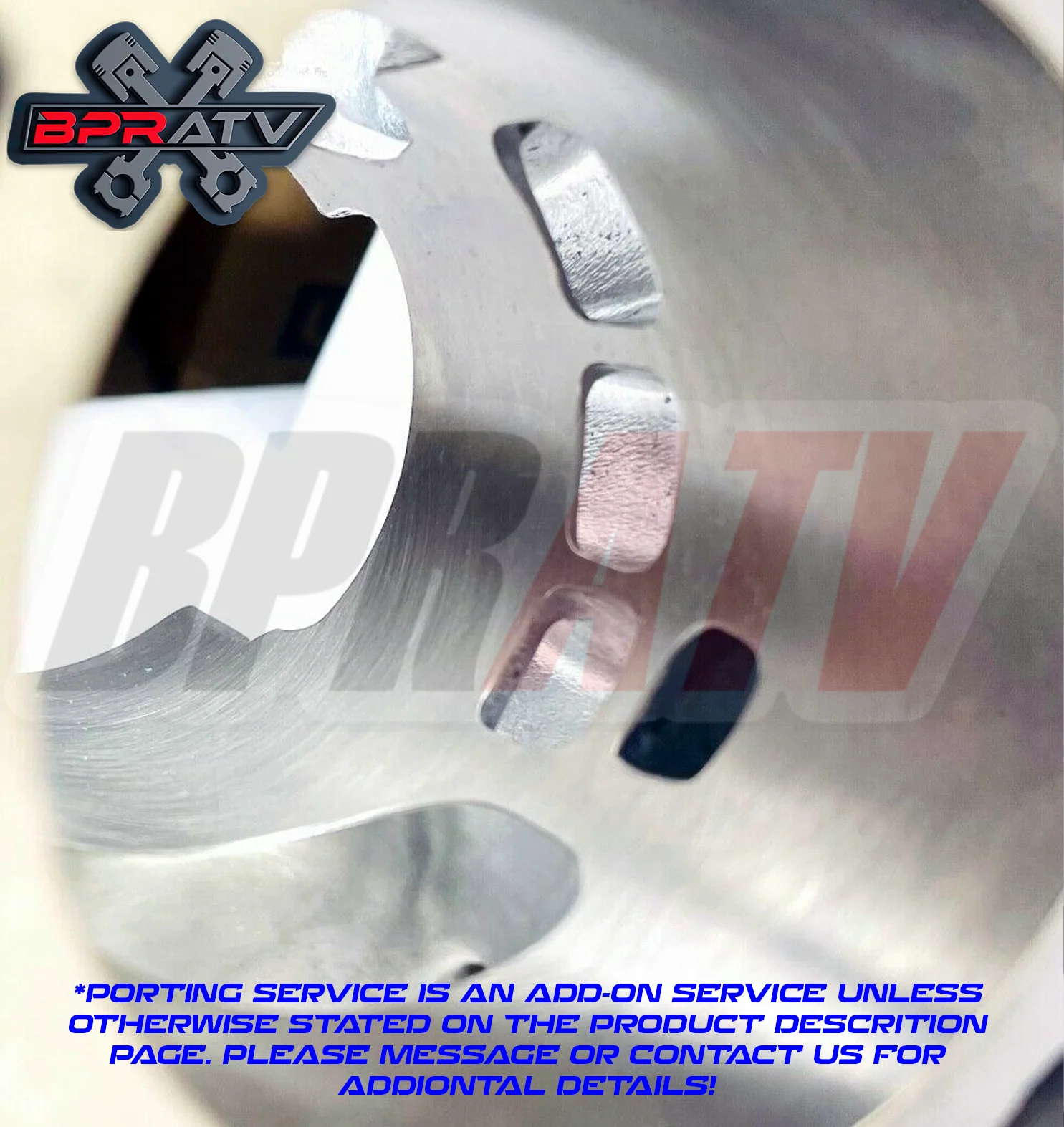 BPRATV Yamaha Banshee 66mm 370 Cylinder Pro X Pistons Gasket Top End Rebuild Kit - Image 21