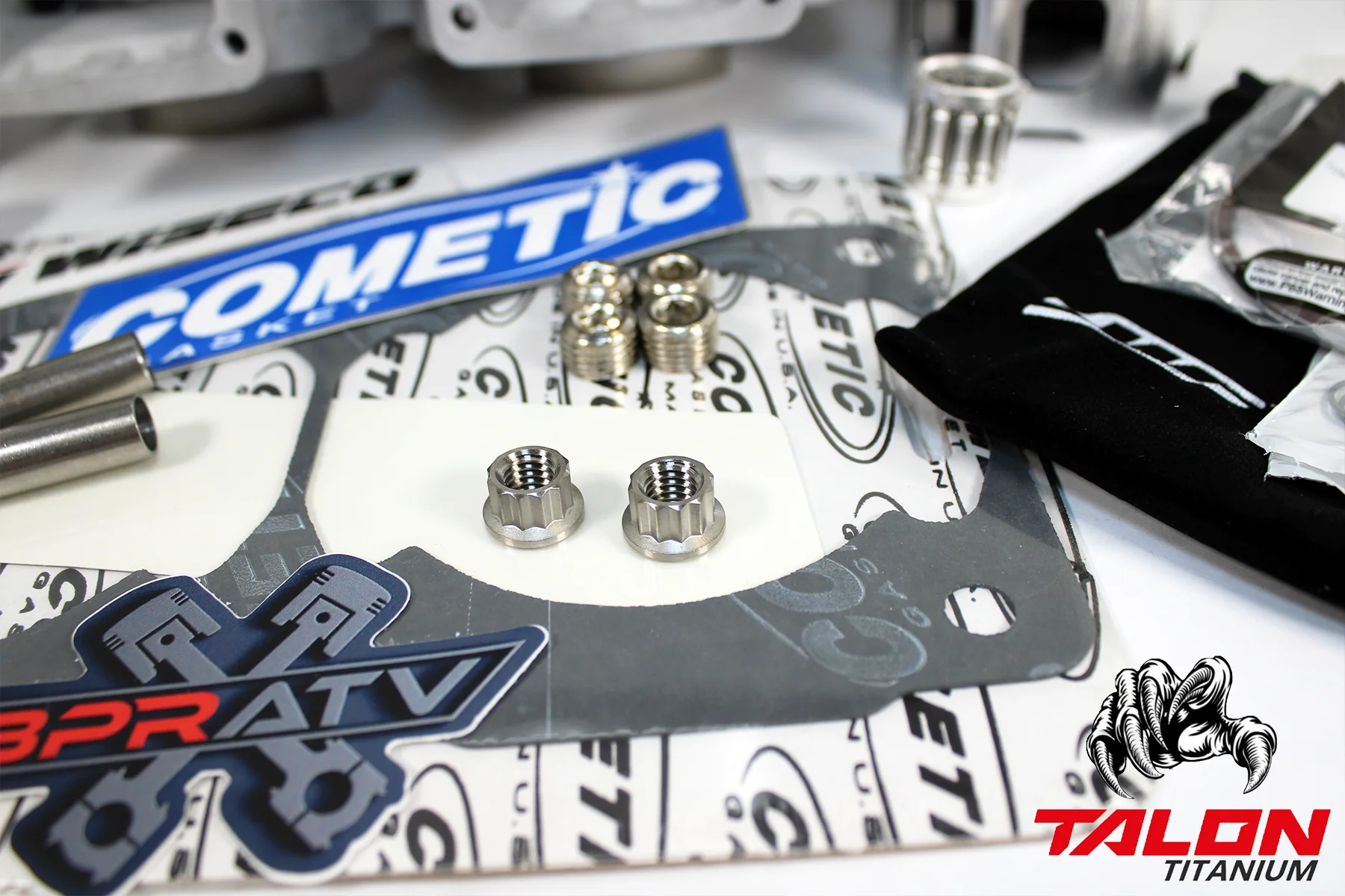 BPRATV Yamaha Banshee CPI CUB 64mm Pistons Stock Bore Cylinder Top End Rebuild - Image 11