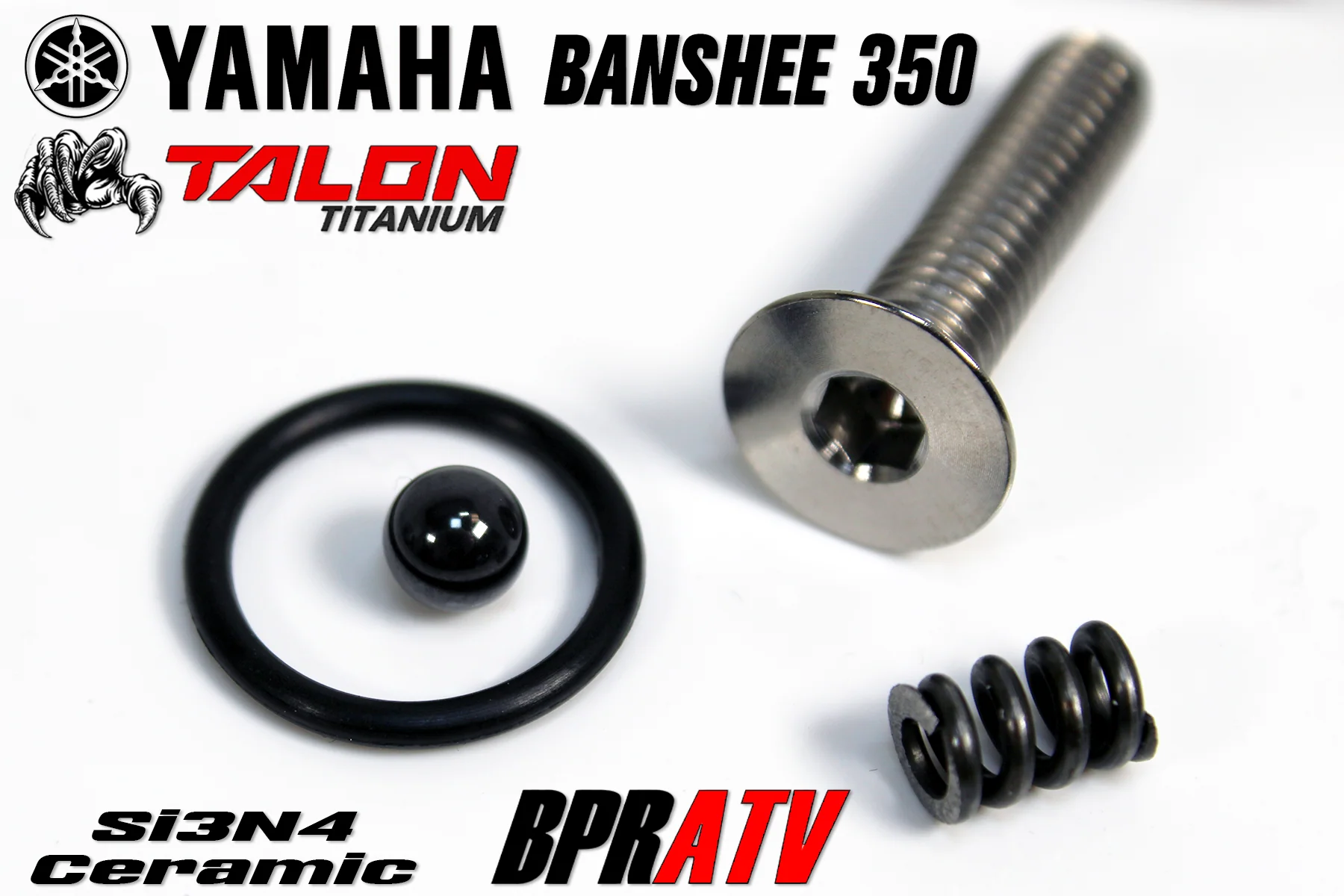 BPRATV Yamaha Banshee Kick Starter Repair Upgrade Kit Titanium Bolt Ceramic Ball - Image 11