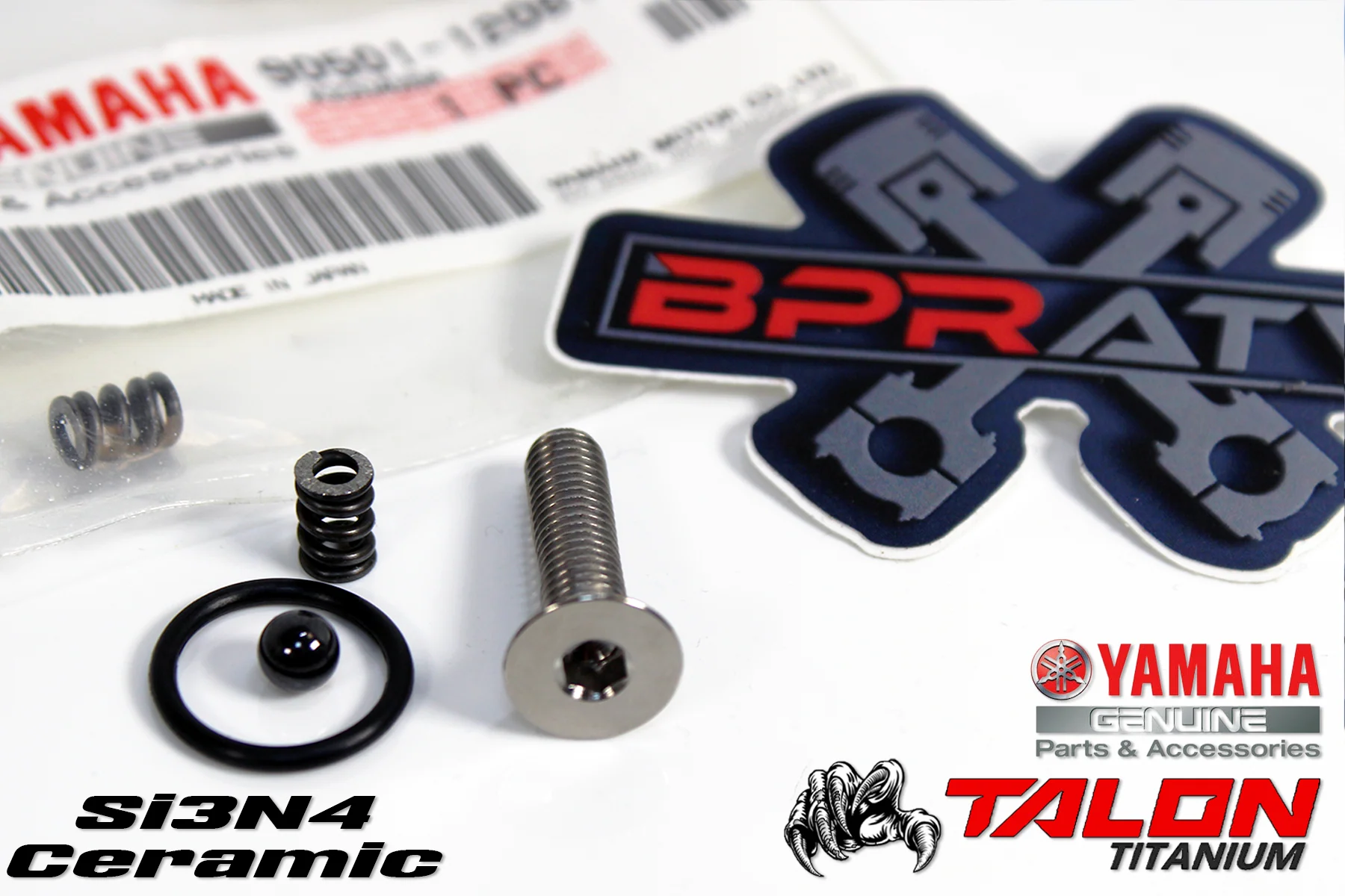 BPRATV Yamaha Banshee Kick Starter Repair Upgrade Kit Titanium Bolt Ceramic Ball - Image 15