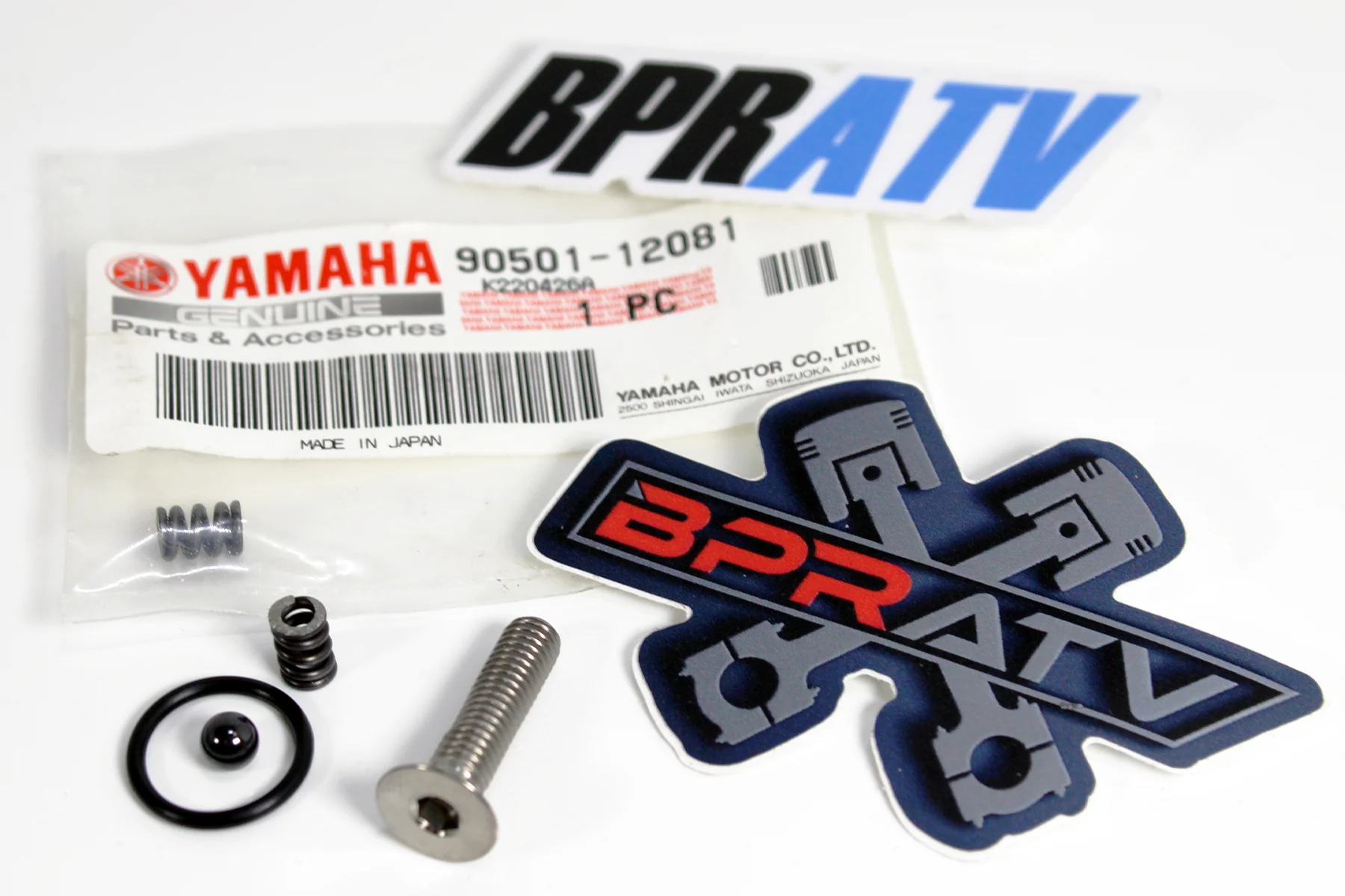 BPRATV Yamaha Banshee Kick Starter Repair Upgrade Kit Titanium Bolt Ceramic Ball - Image 2