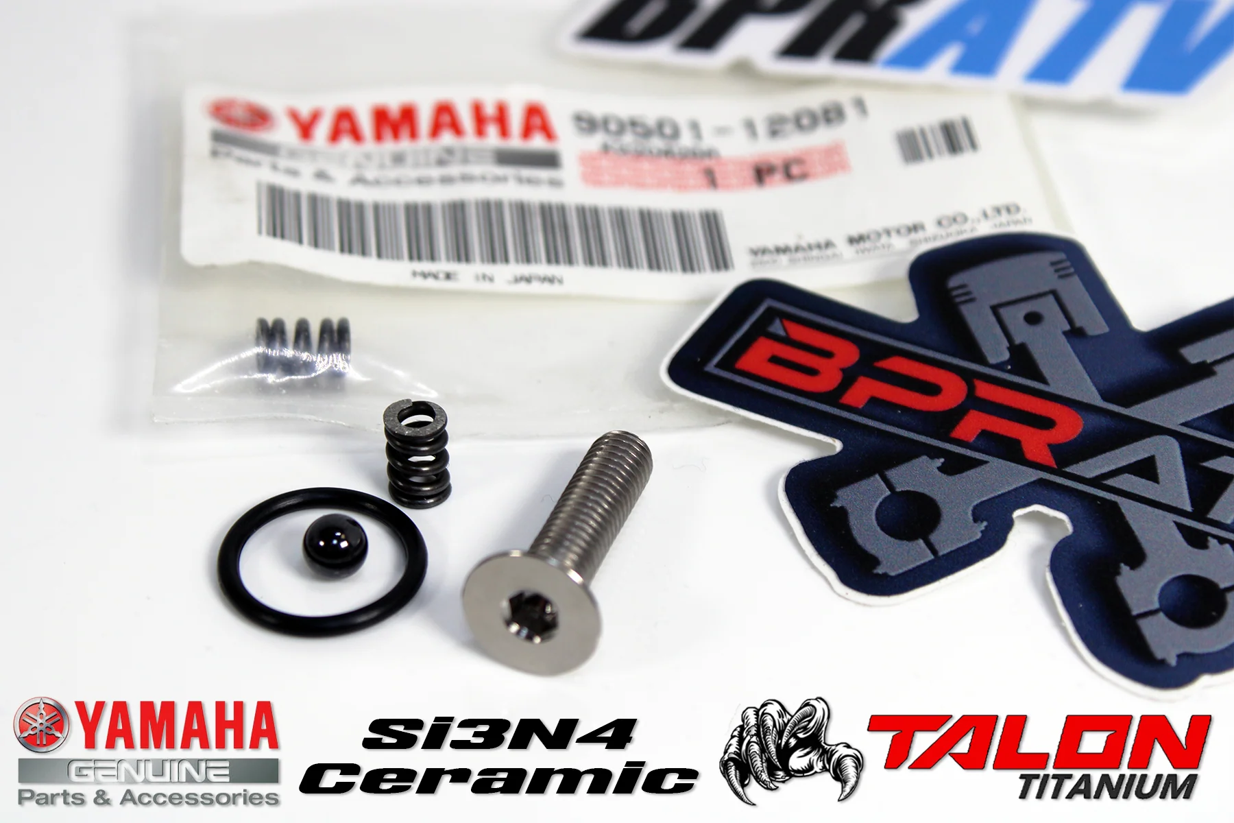 BPRATV Yamaha Banshee Kick Starter Repair Upgrade Kit Titanium Bolt Ceramic Ball - Image 4