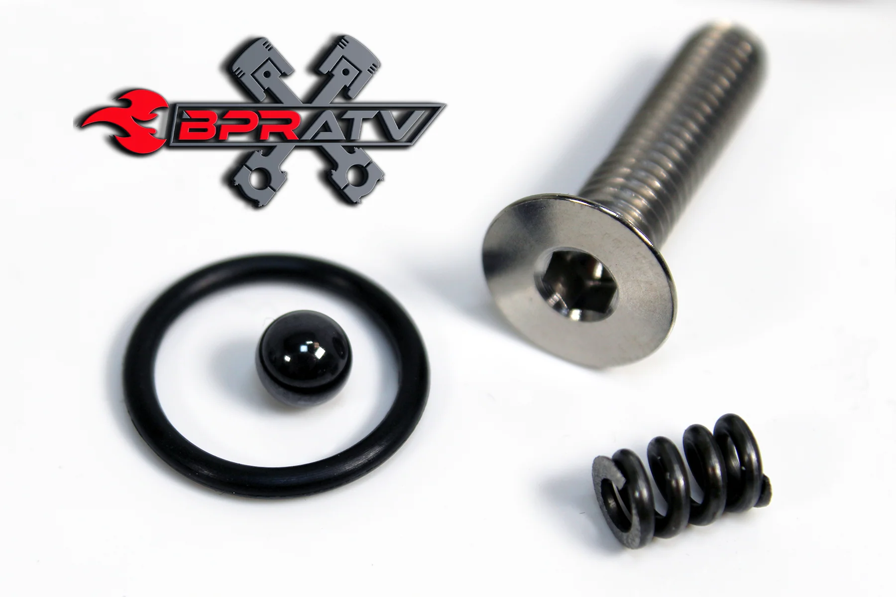 BPRATV Yamaha Banshee Kick Starter Repair Upgrade Kit Titanium Bolt Ceramic Ball - Image 5