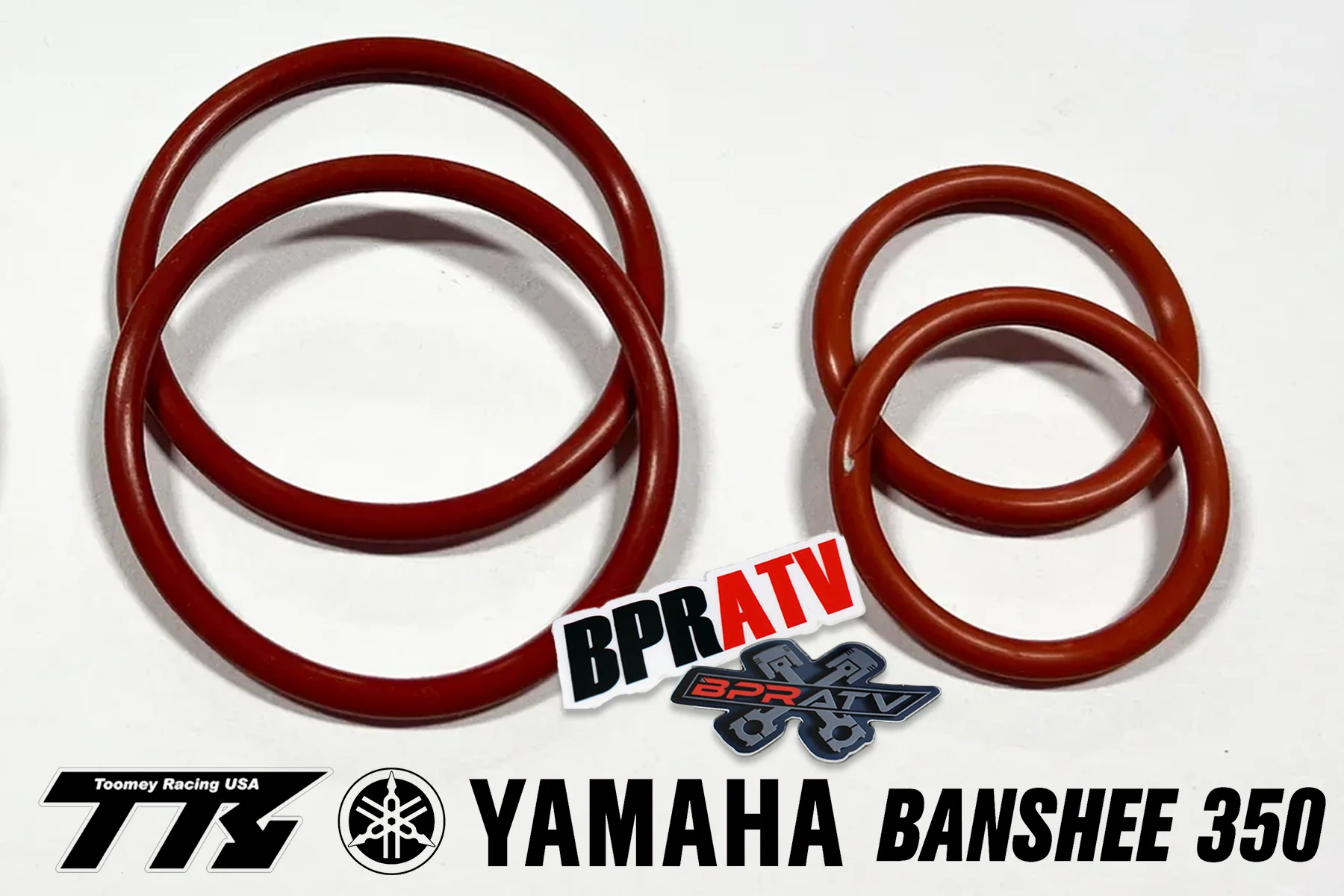 BPRATV Yamaha Banshee Toomey T4 T5 T6 Exhaust Pipes O-Ring Set ORings Repair Kit - Image 3