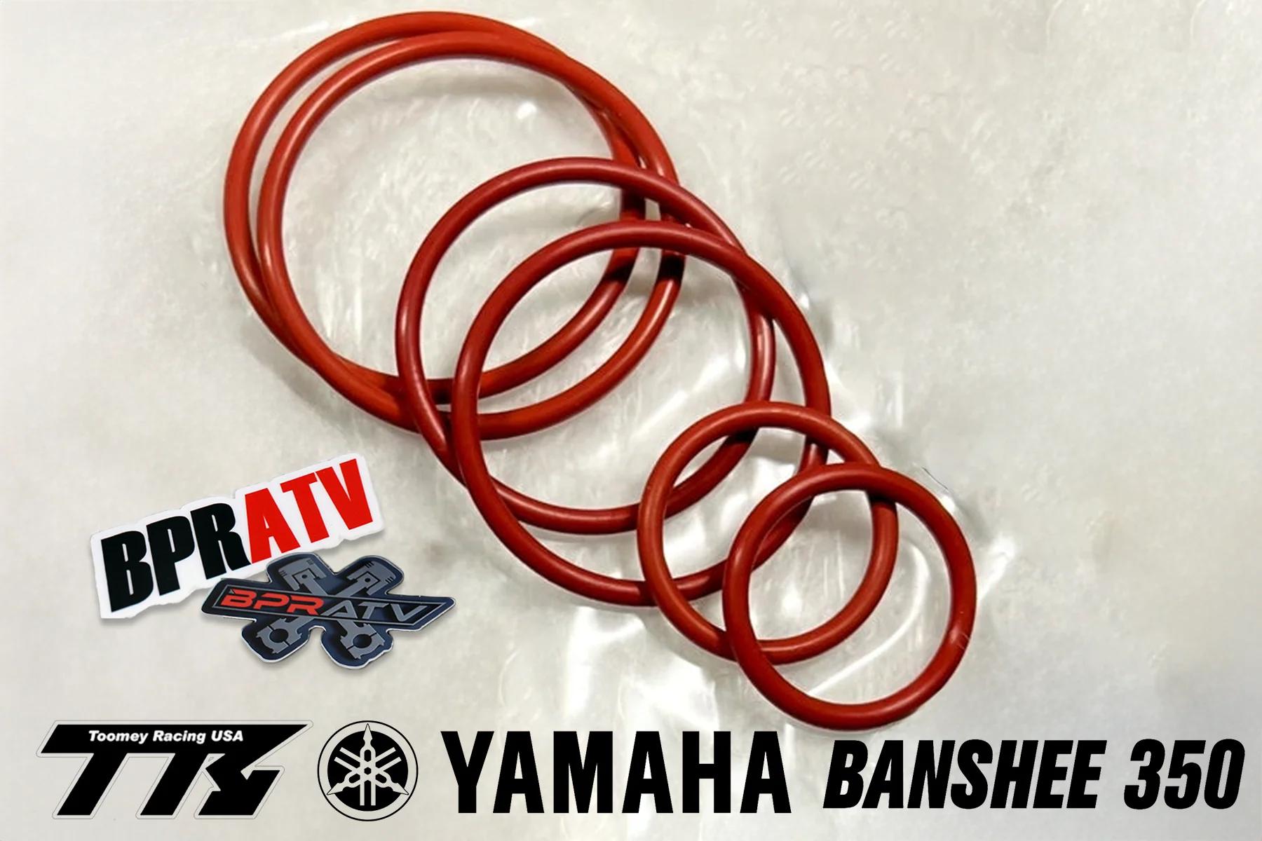 BPRATV Yamaha Banshee Toomey T4 T5 T6 Exhaust Pipes O-Ring Set ORings Repair Kit - Image 5