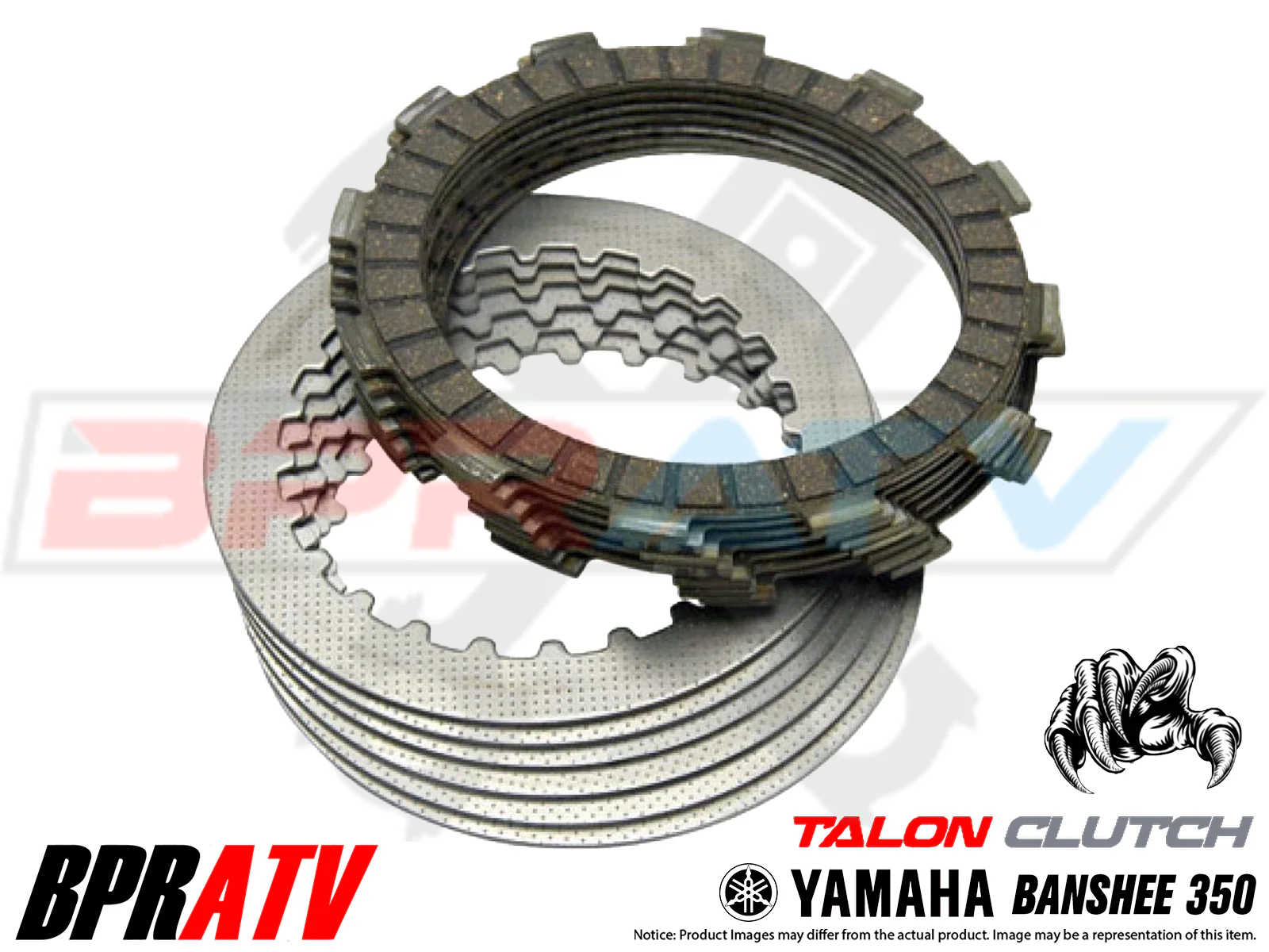BPRATV Yamaha Banshee YFZ 350 Heavy Duty Steel Fibers Springs 8 Plate Clutch Kit - Image 9