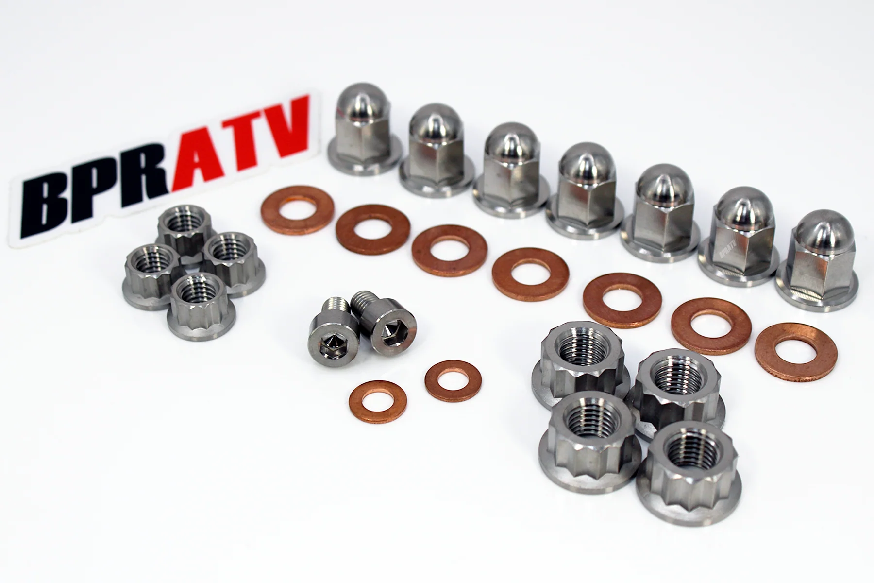 BPRATV Yamaha Blaster 200 2-Stroke Top End Engine Cylinder Head Ti Nuts Kit Set - Image 6