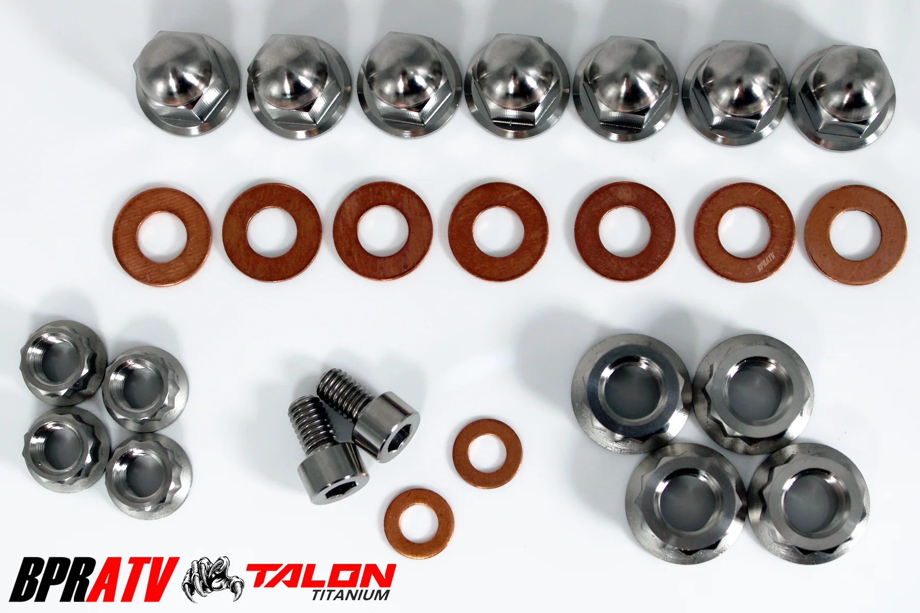 BPRATV Yamaha Blaster 200 2-Stroke Top End Engine Cylinder Head Ti Nuts Kit Set - Image 7