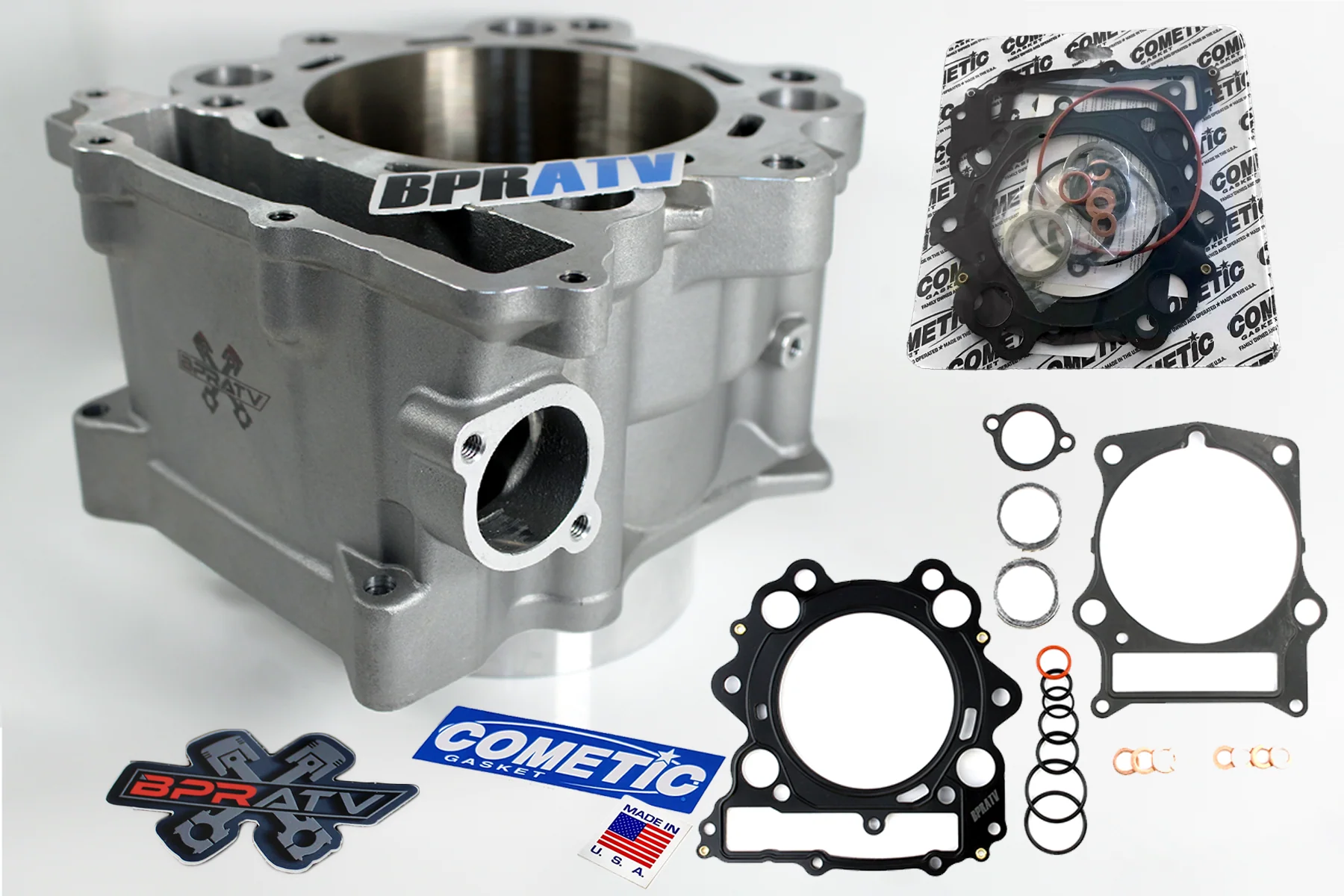 BPRATV Yamaha Raptor 660 102㎜ Big Bore Nikasil Plated Cylinder & Cometic Gaskets - Image 2