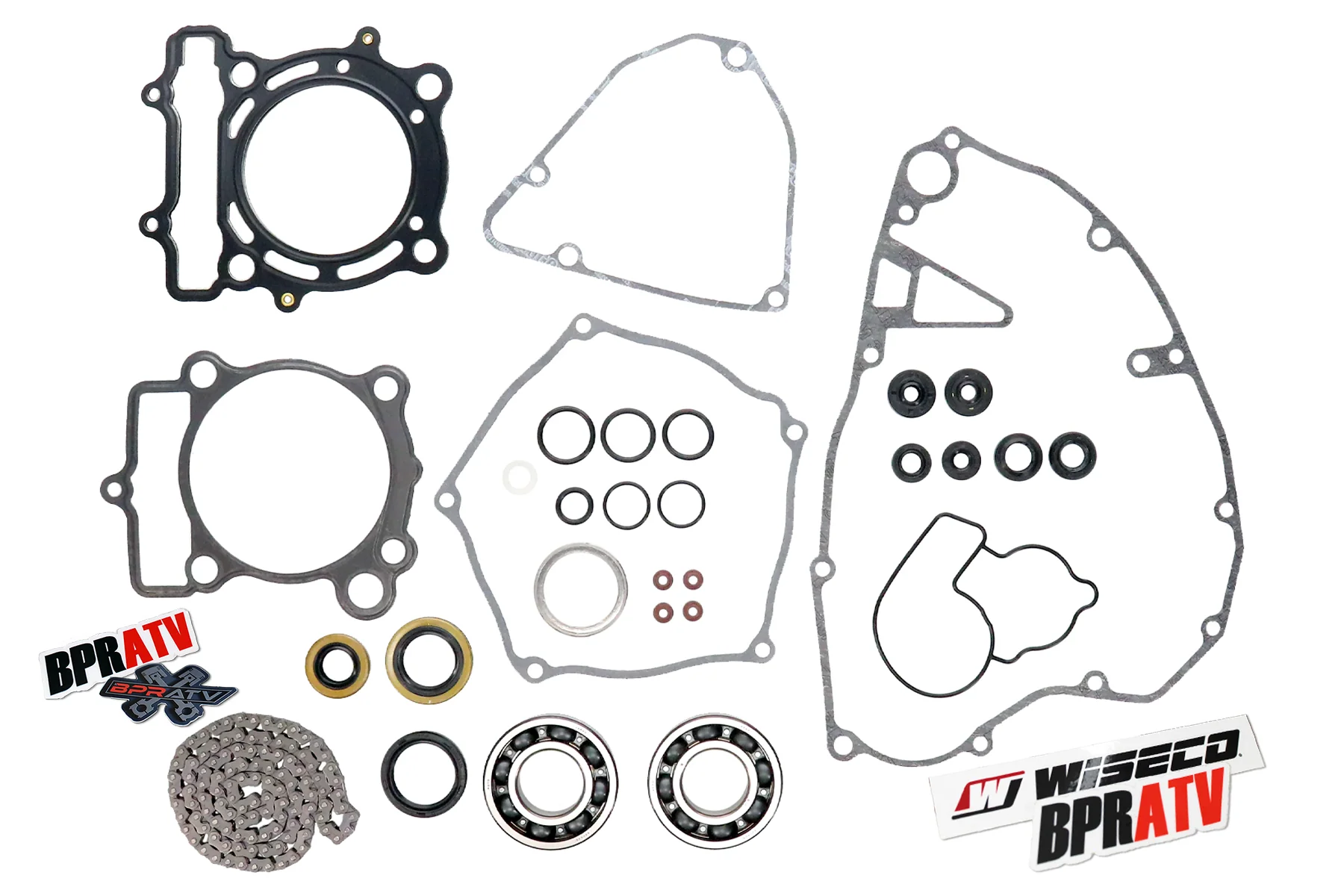 Yamaha YFZ450 YFZ 450 Complete Engine Rebuild Kit Wiseco Crank Piston & Cylinder - Image 15