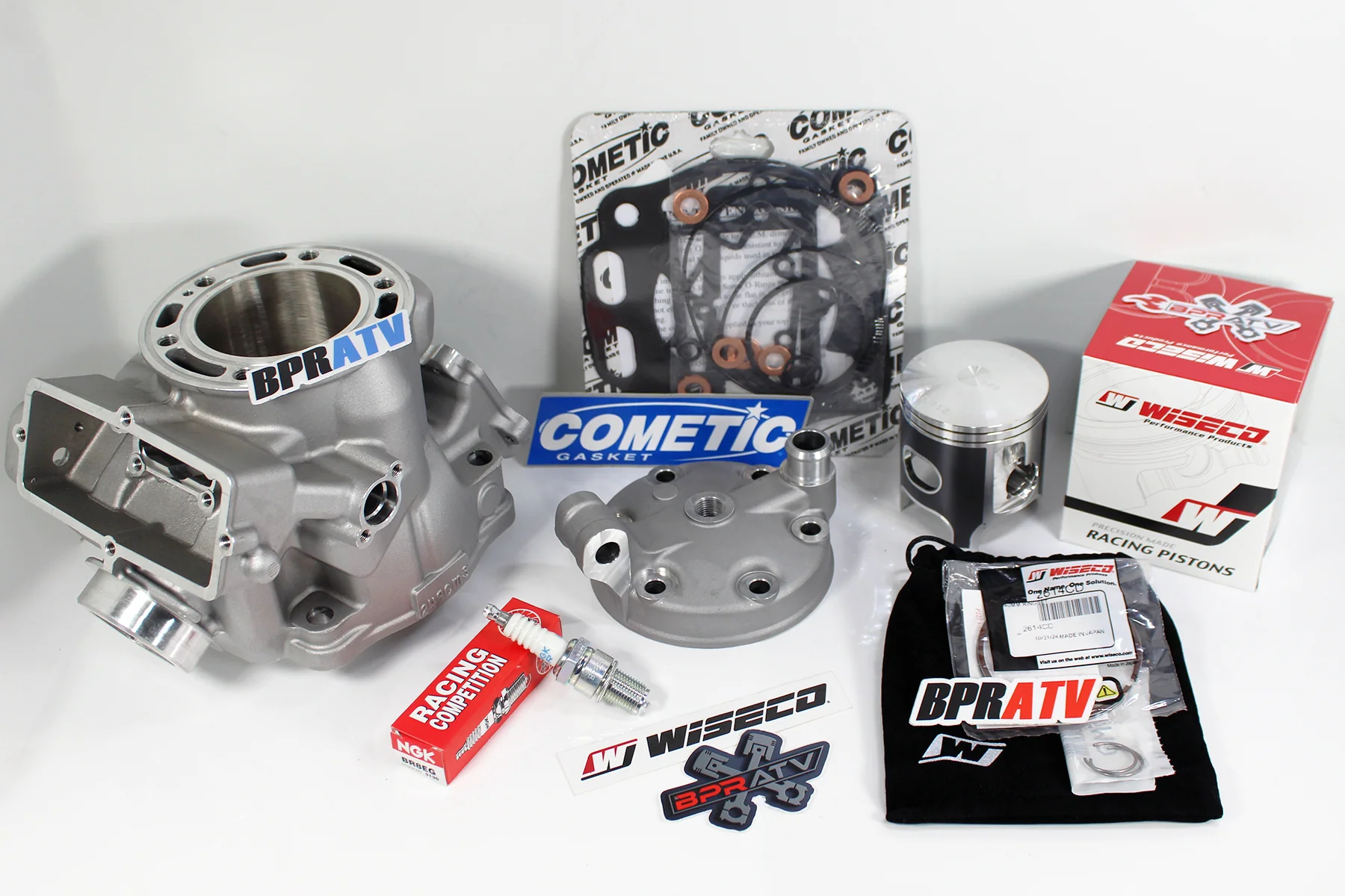 BPRATV Yamaha YZ250 YZ 250 Cylinder Head Wiseco Piston Cometic Full Top End Kit - Image 6