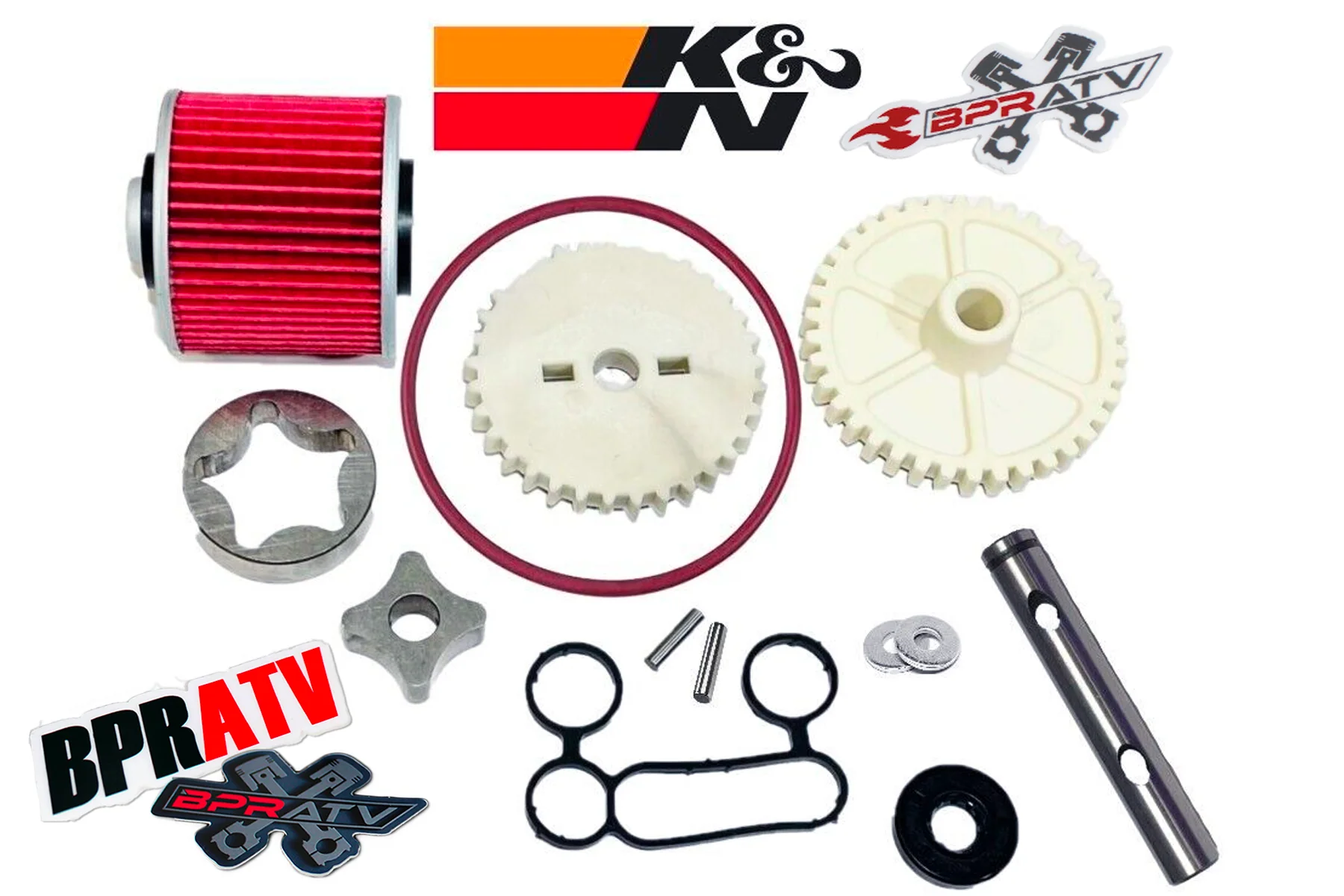 Can-Am 800 Oil Pump Shaft Rotor Gear Kit KN-152 Commander Maverick Rebuild K&N