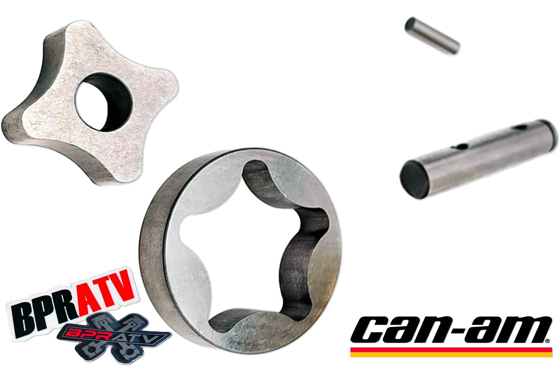 Can-Am 800 Oil Pump Shaft Rotor Gear Kit KN-152 Commander Maverick Rebuild K&N - Image 6