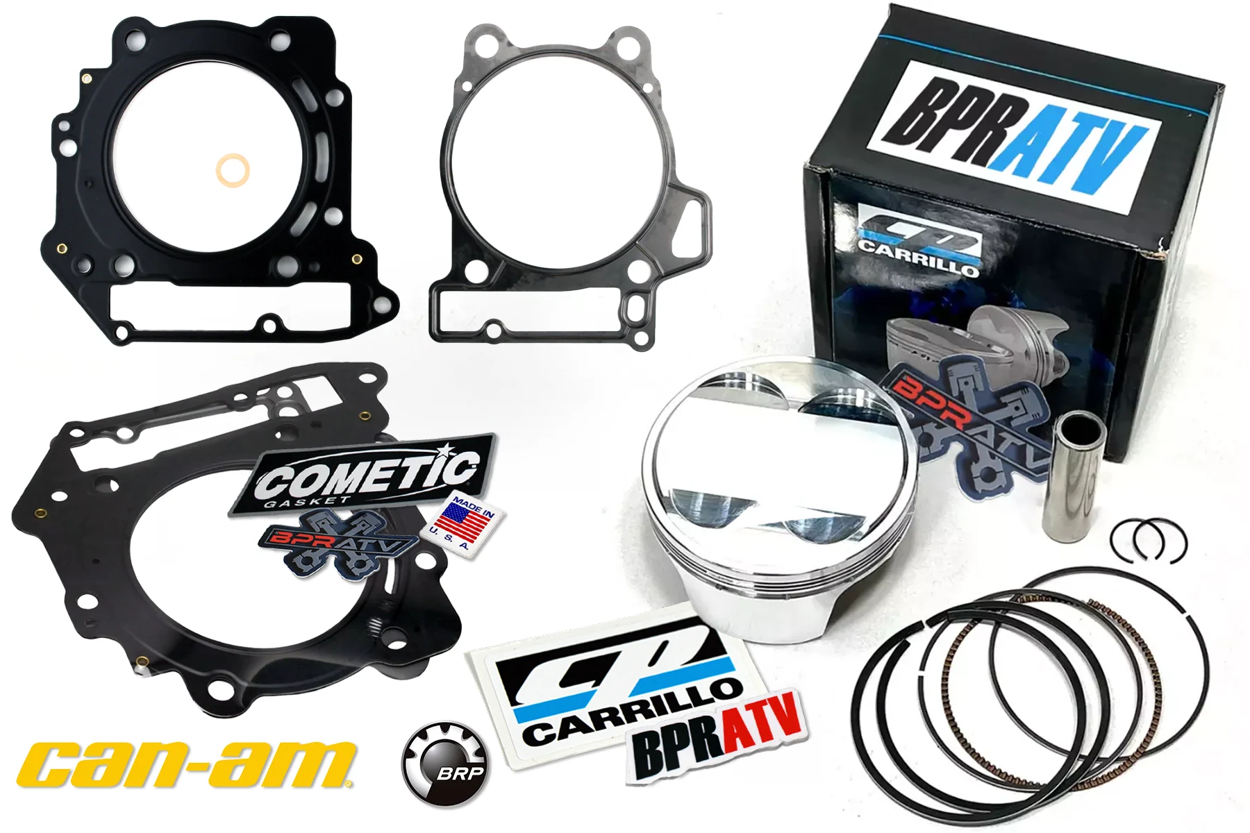 Can Am DS450 DS 450 97mm Stock Standard Bore 12.5:1 CP Piston Cometic Gasket USA