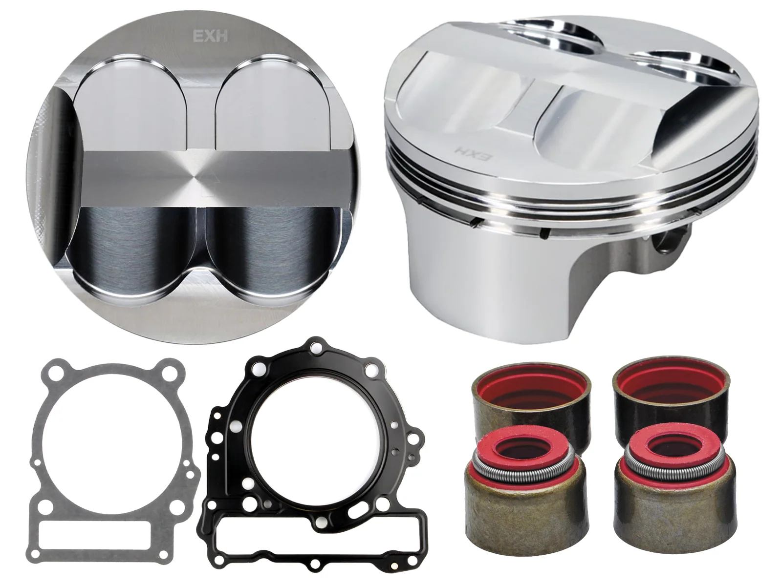Can AM DS650 DS 650 100mm 11.5:1 Stock Bore JE Piston Cometic Top End Gasket Kit - Image 6