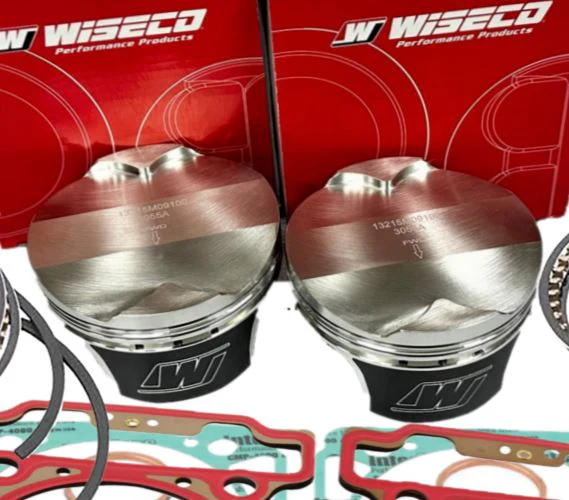 Can Am Maverick 1000 Wiseco Pistons Racer Elite 11.5:1 Piston Set Gaskets Kit - Image 2