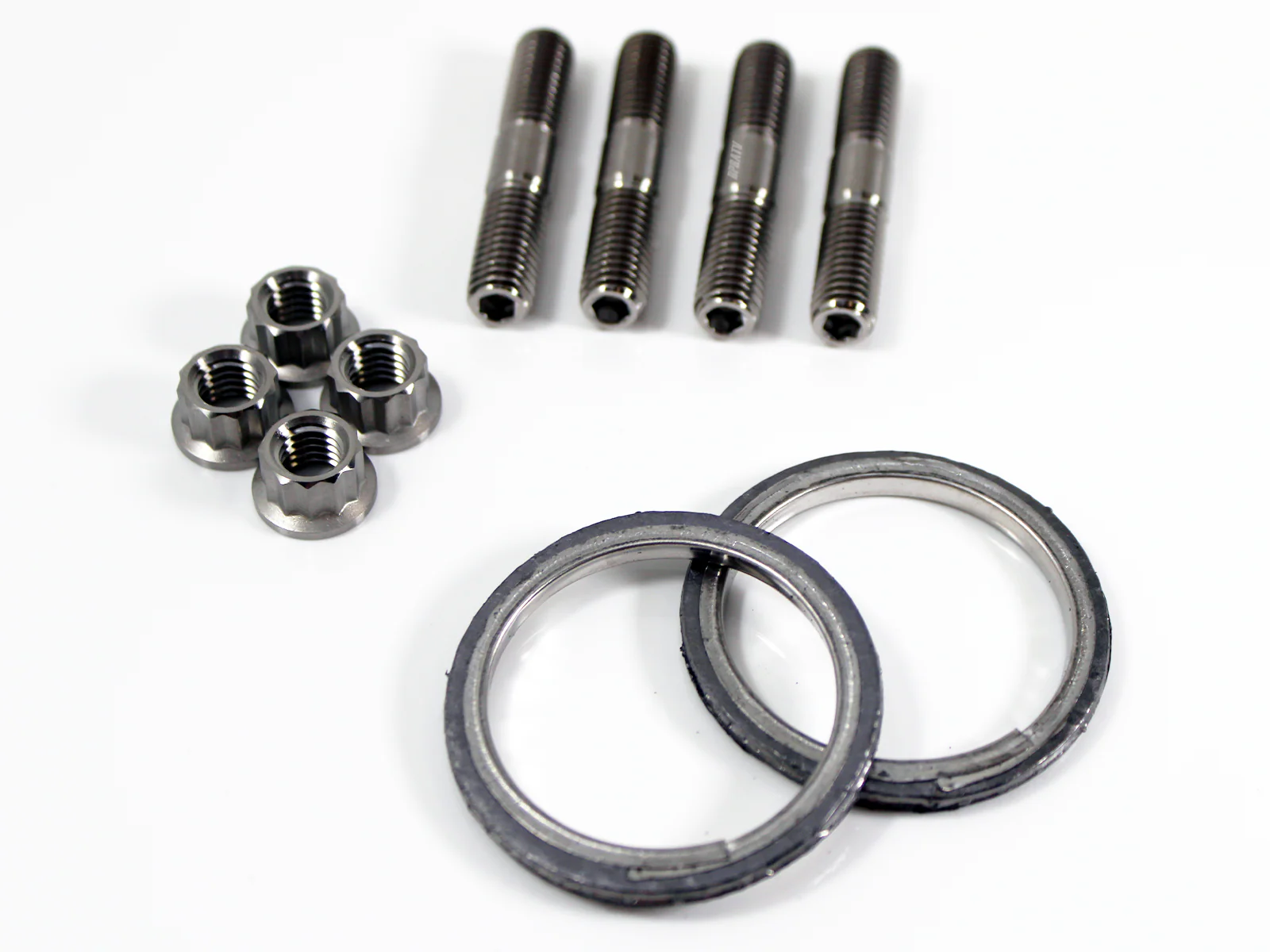 Can-Am Maverick Max 1000 Exhaust Repair Kit BPRATV Titanium Studs Nuts & Gaskets - Image 10