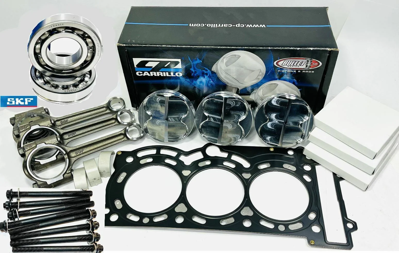 Can Am Maverick X-3 X3 Turbo Rebuild Stock OEM Rods Pistons Rebuild Assembly Kit