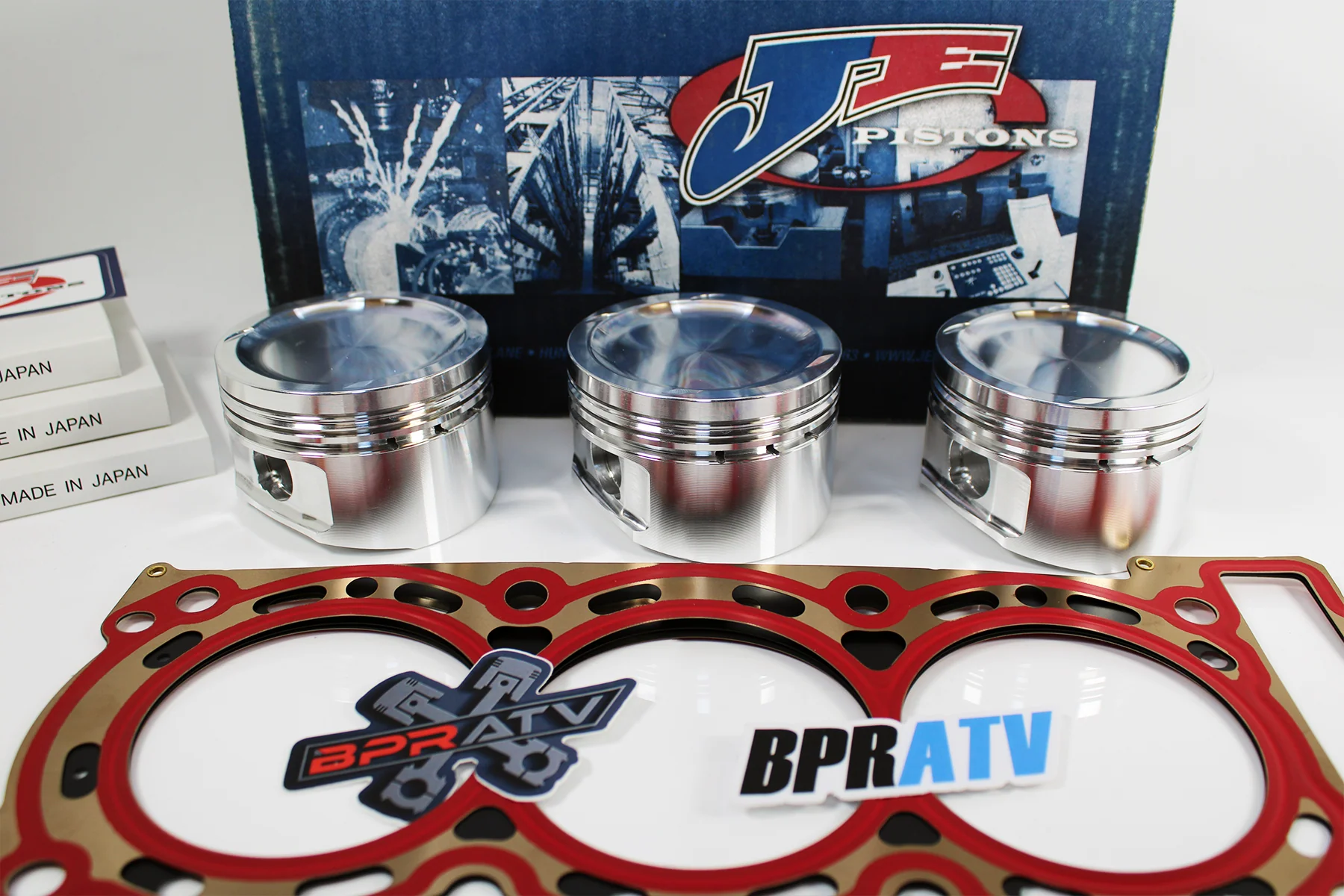 Can-Am Maverick X3 Turbo '17-25 JE 74mm Stock Bore 9.5:1 Forged Piston Kit Set - Image 9