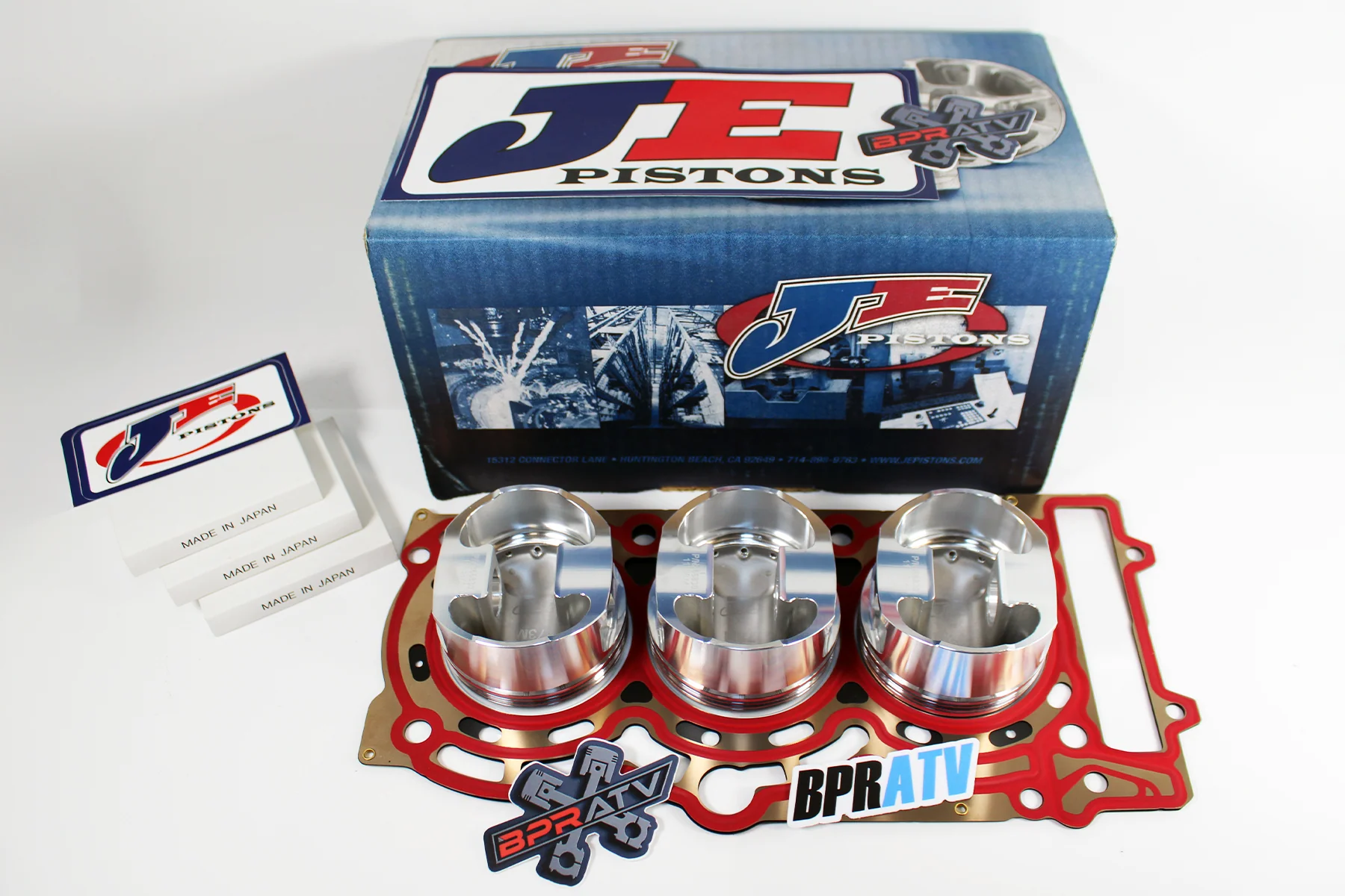 Can-Am Maverick X3 Turbo 17-25 JE Piston Set 9.5:1 MLS Head Gasket Forged In USA - Image 2